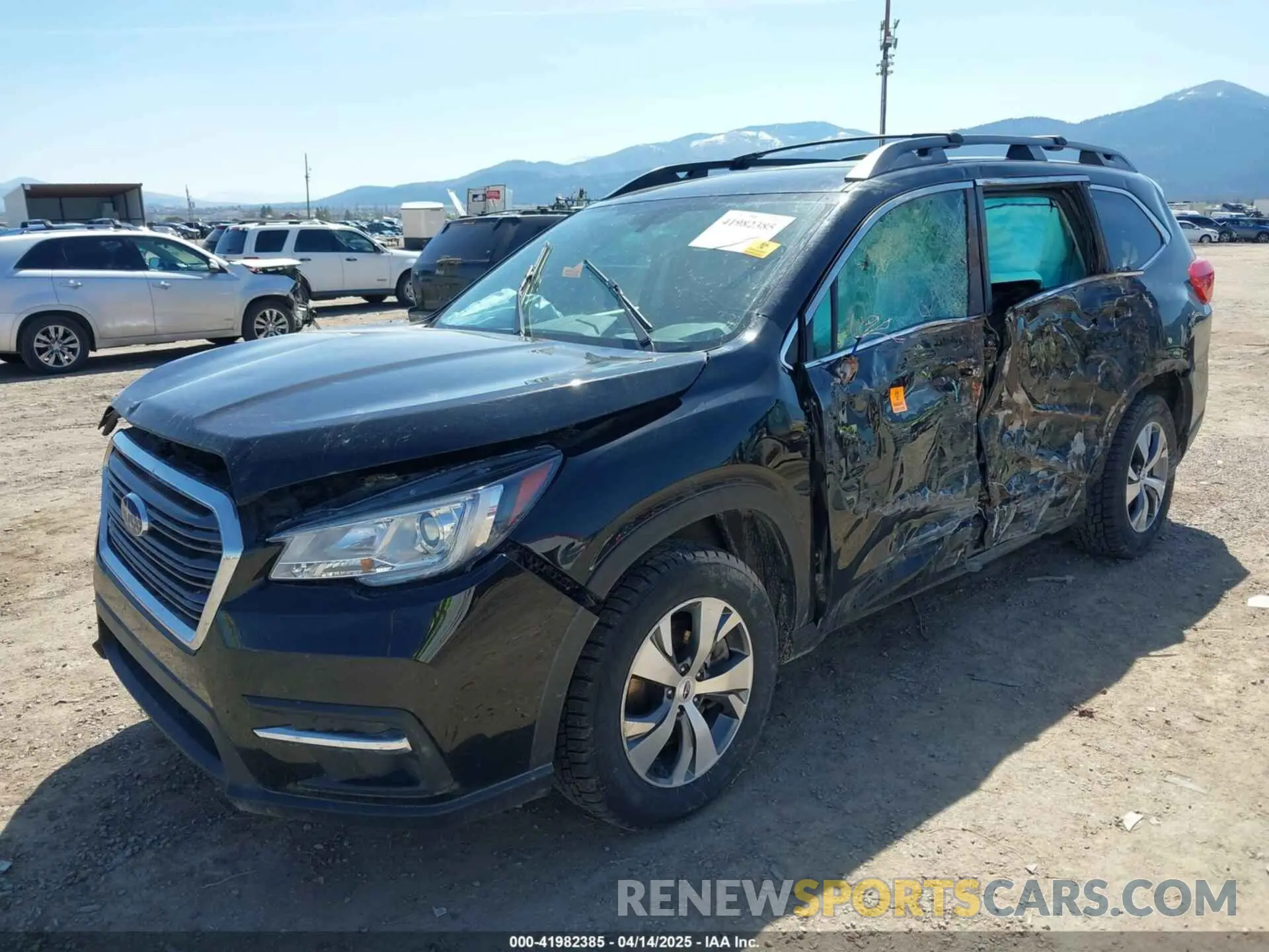 2 fotografías del automóvil dañado 4S4WMACD2K3472829 SUBARU ASCENT 2019