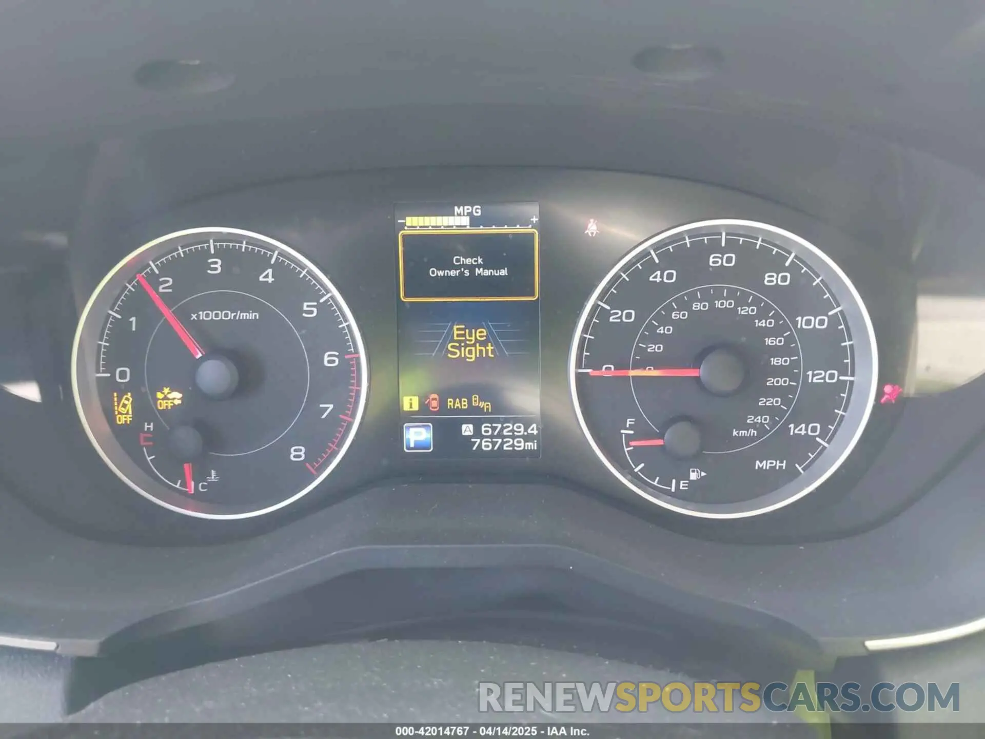 7 fotografías del automóvil dañado 4S4WMACD3K3475156 SUBARU ASCENT 2019