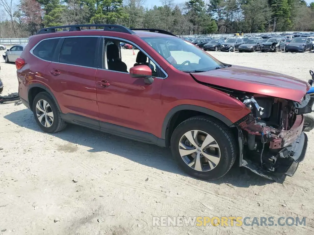 4 fotografías del automóvil dañado 4S4WMACD8K3425188 SUBARU ASCENT 2019