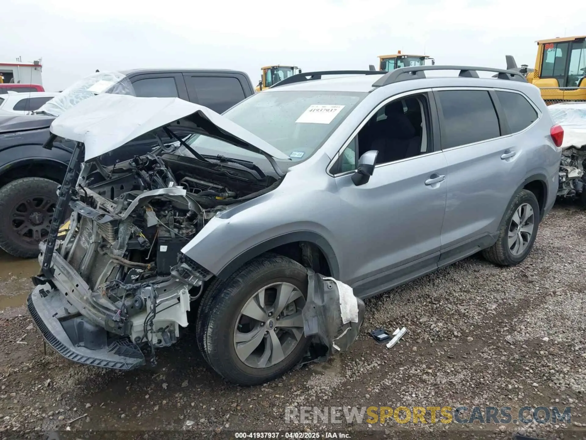 2 fotografías del automóvil dañado 4S4WMAFD3K3441195 SUBARU ASCENT 2019