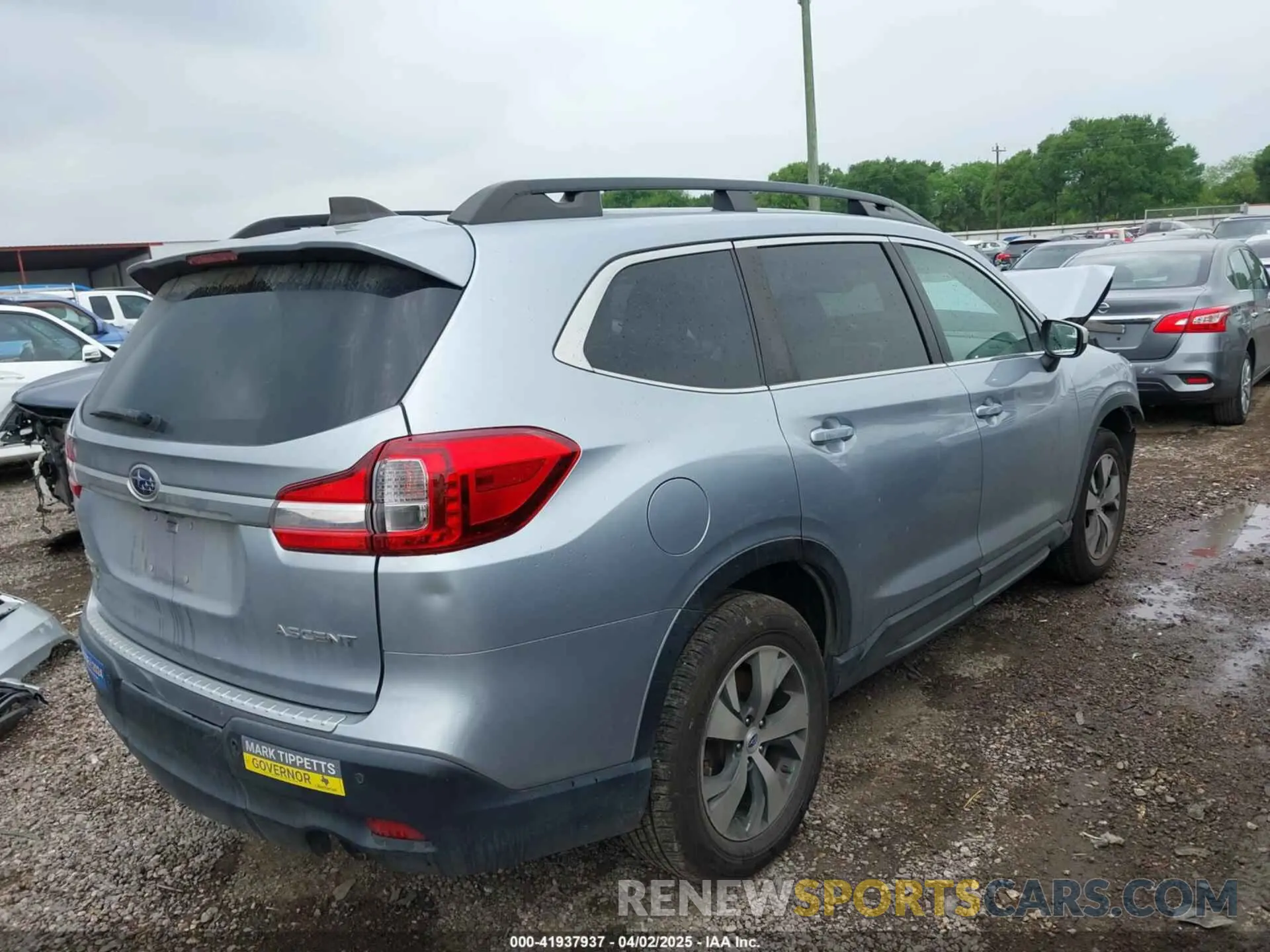 4 fotografías del automóvil dañado 4S4WMAFD3K3441195 SUBARU ASCENT 2019