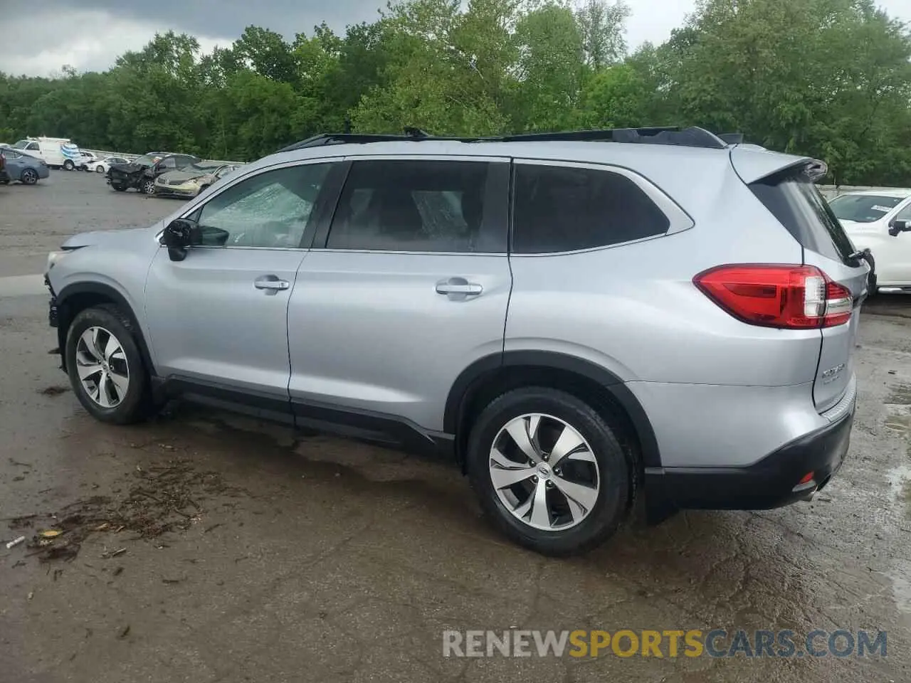 2 fotografías del automóvil dañado 4S4WMAFD5K3478037 SUBARU ASCENT 2019
