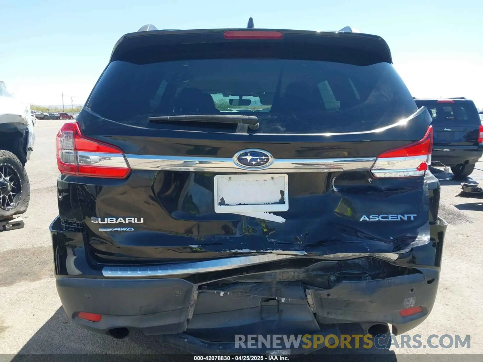 16 fotografías del automóvil dañado 4S4WMAFD7K3404604 SUBARU ASCENT 2019