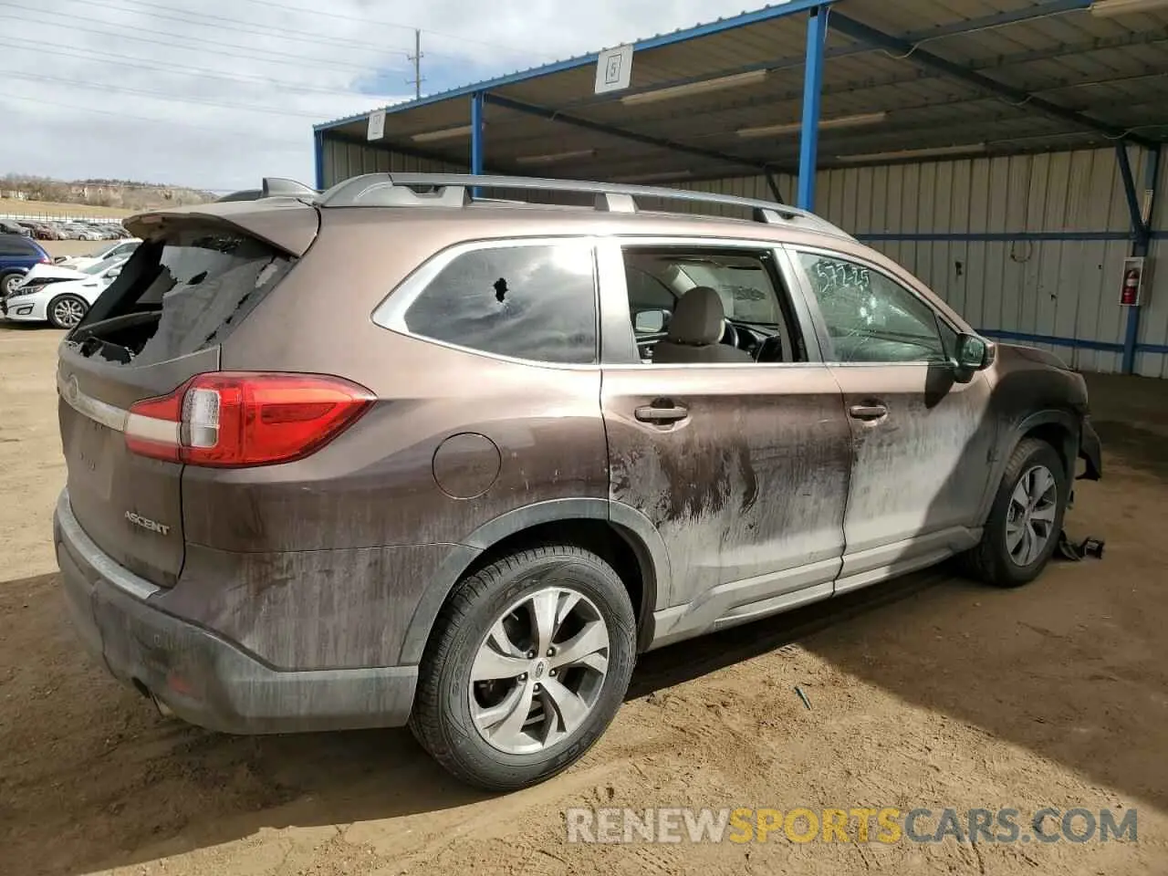 3 fotografías del automóvil dañado 4S4WMAFD7K3432077 SUBARU ASCENT 2019