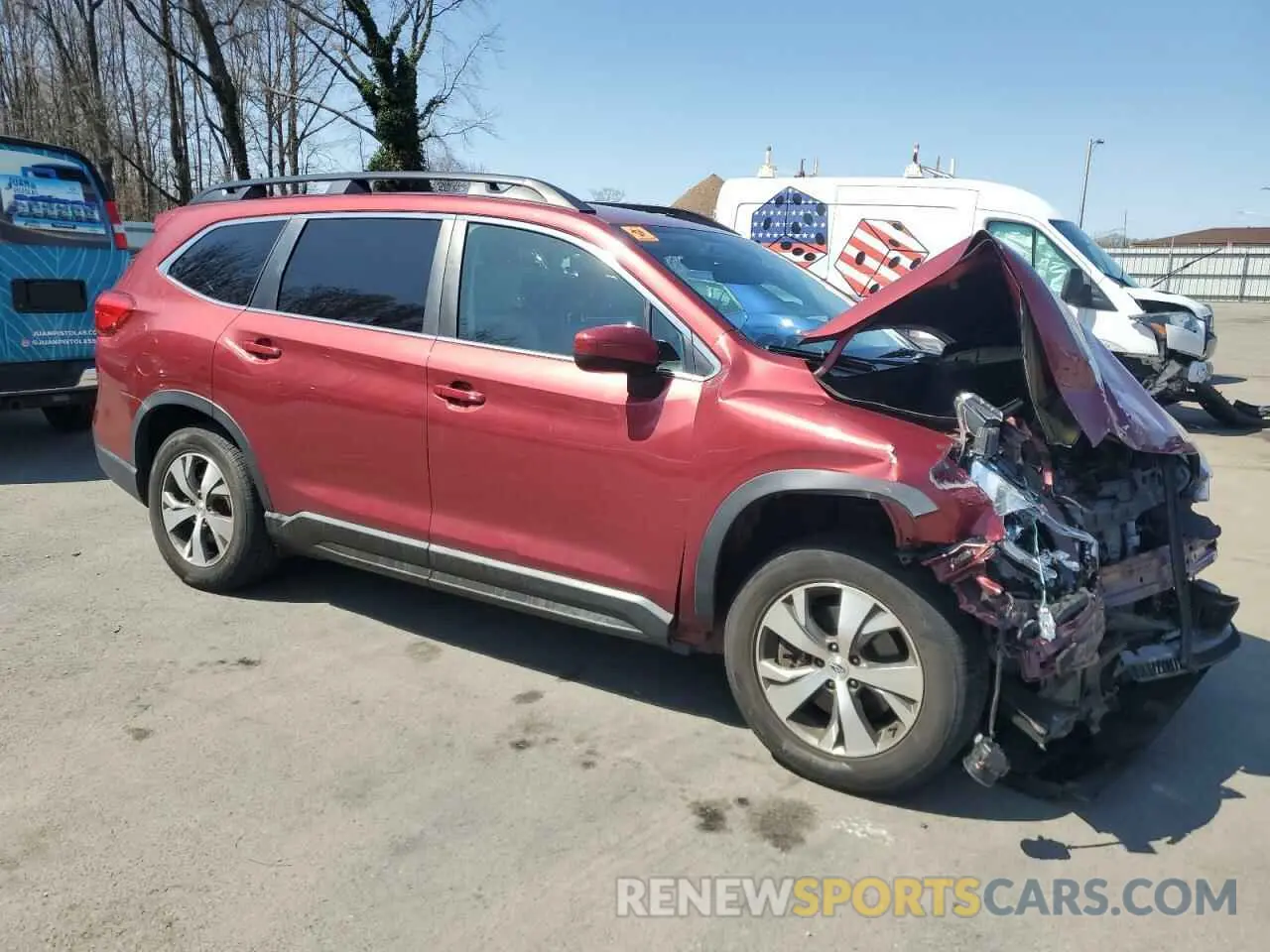 4 fotografías del automóvil dañado 4S4WMAFD9K3425941 SUBARU ASCENT 2019