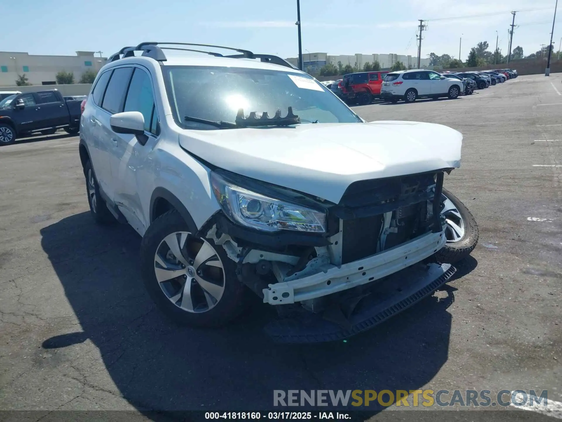 12 fotografías del automóvil dañado 4S4WMAFDXK3453733 SUBARU ASCENT 2019