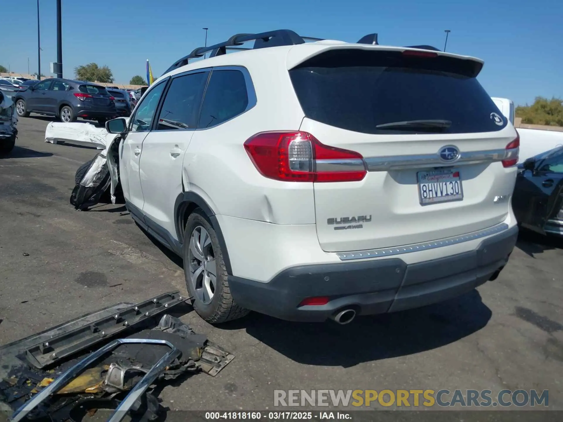 13 fotografías del automóvil dañado 4S4WMAFDXK3453733 SUBARU ASCENT 2019
