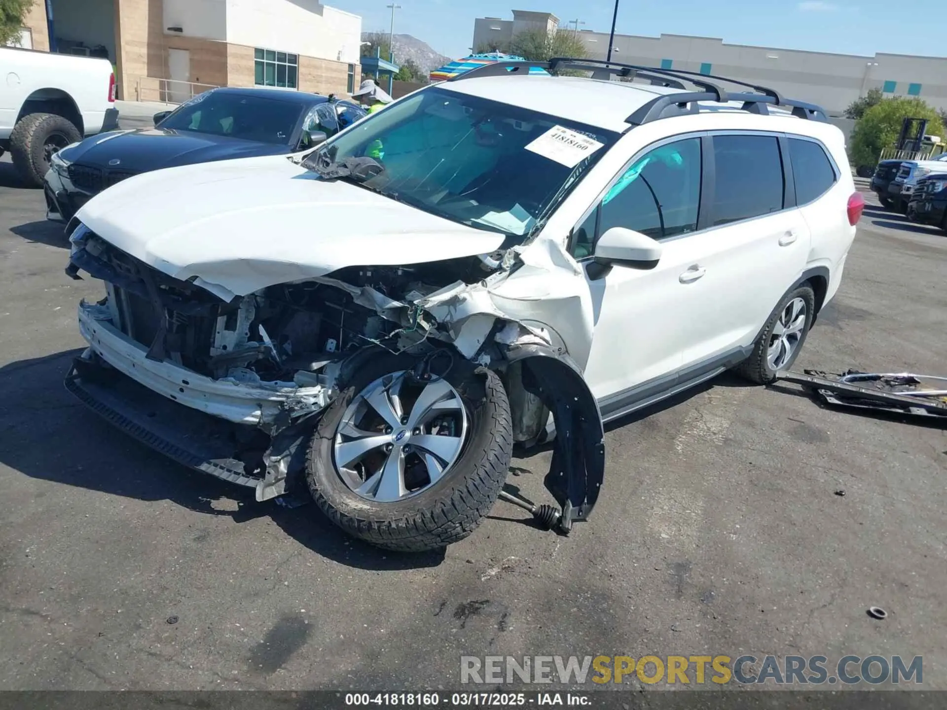 2 fotografías del automóvil dañado 4S4WMAFDXK3453733 SUBARU ASCENT 2019