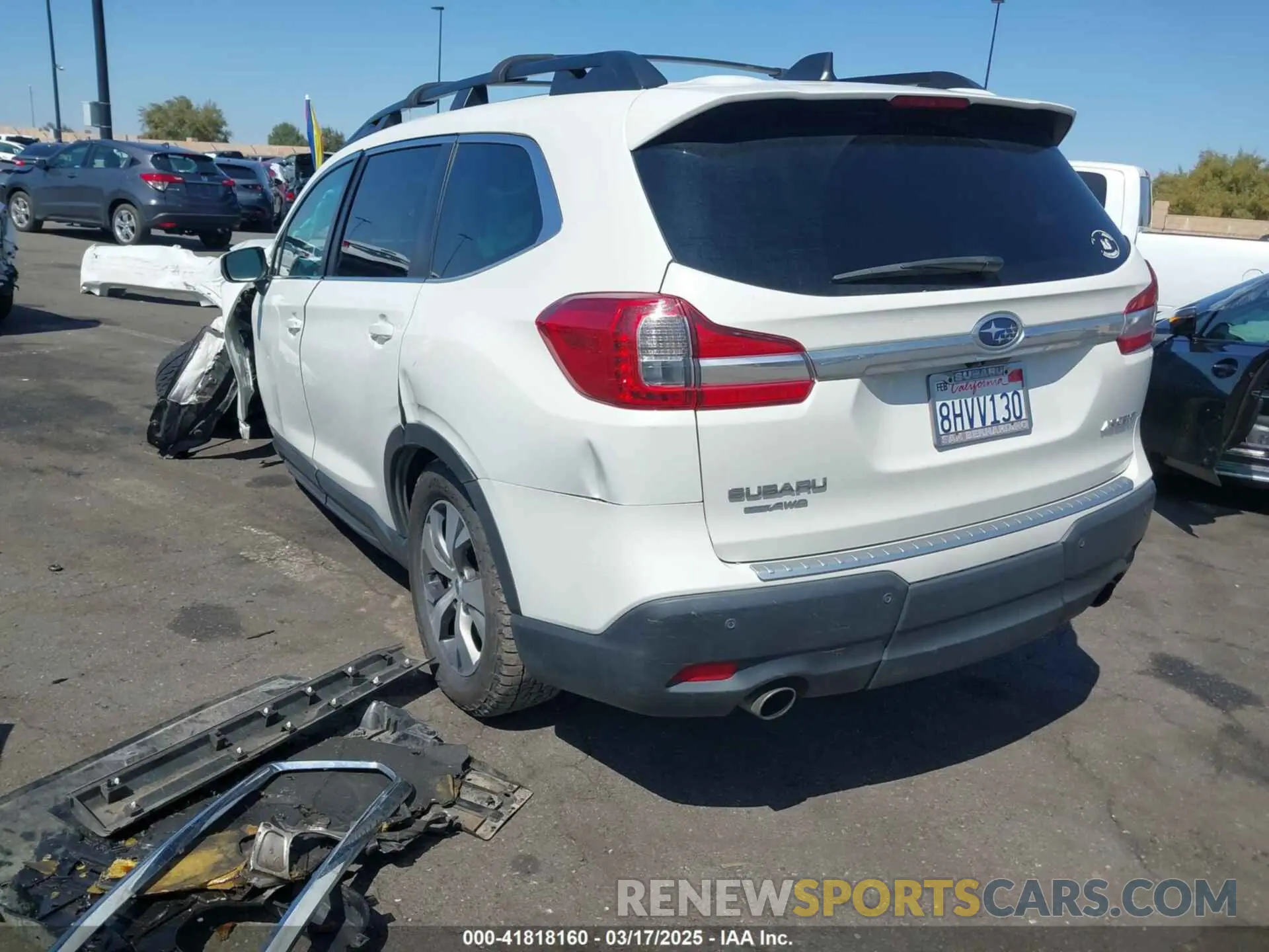 3 fotografías del automóvil dañado 4S4WMAFDXK3453733 SUBARU ASCENT 2019