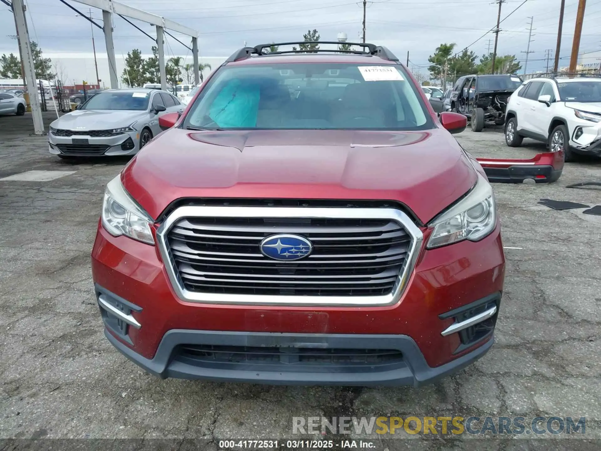 13 fotografías del automóvil dañado 4S4WMAHD3K3413152 SUBARU ASCENT 2019