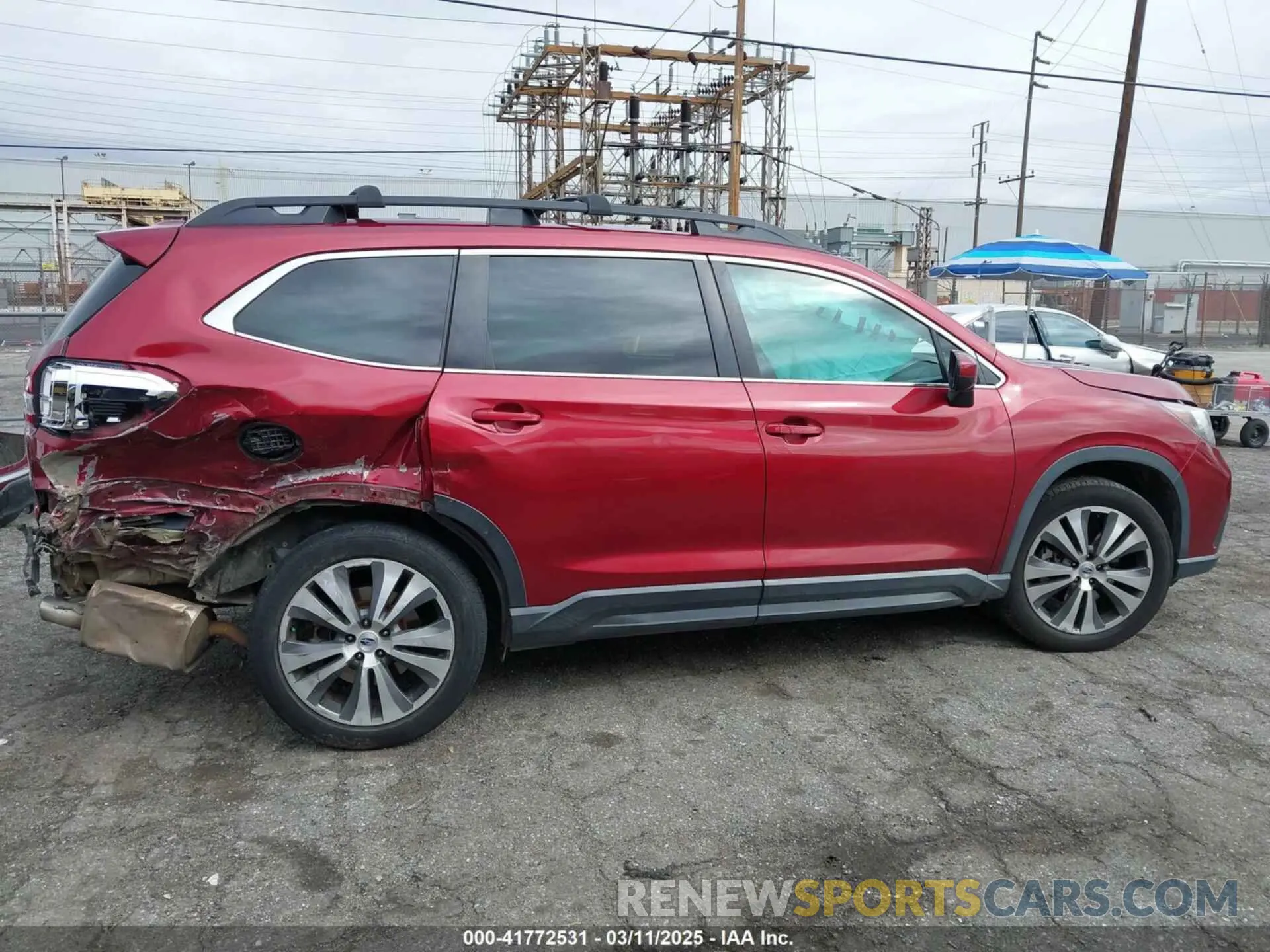 14 fotografías del automóvil dañado 4S4WMAHD3K3413152 SUBARU ASCENT 2019