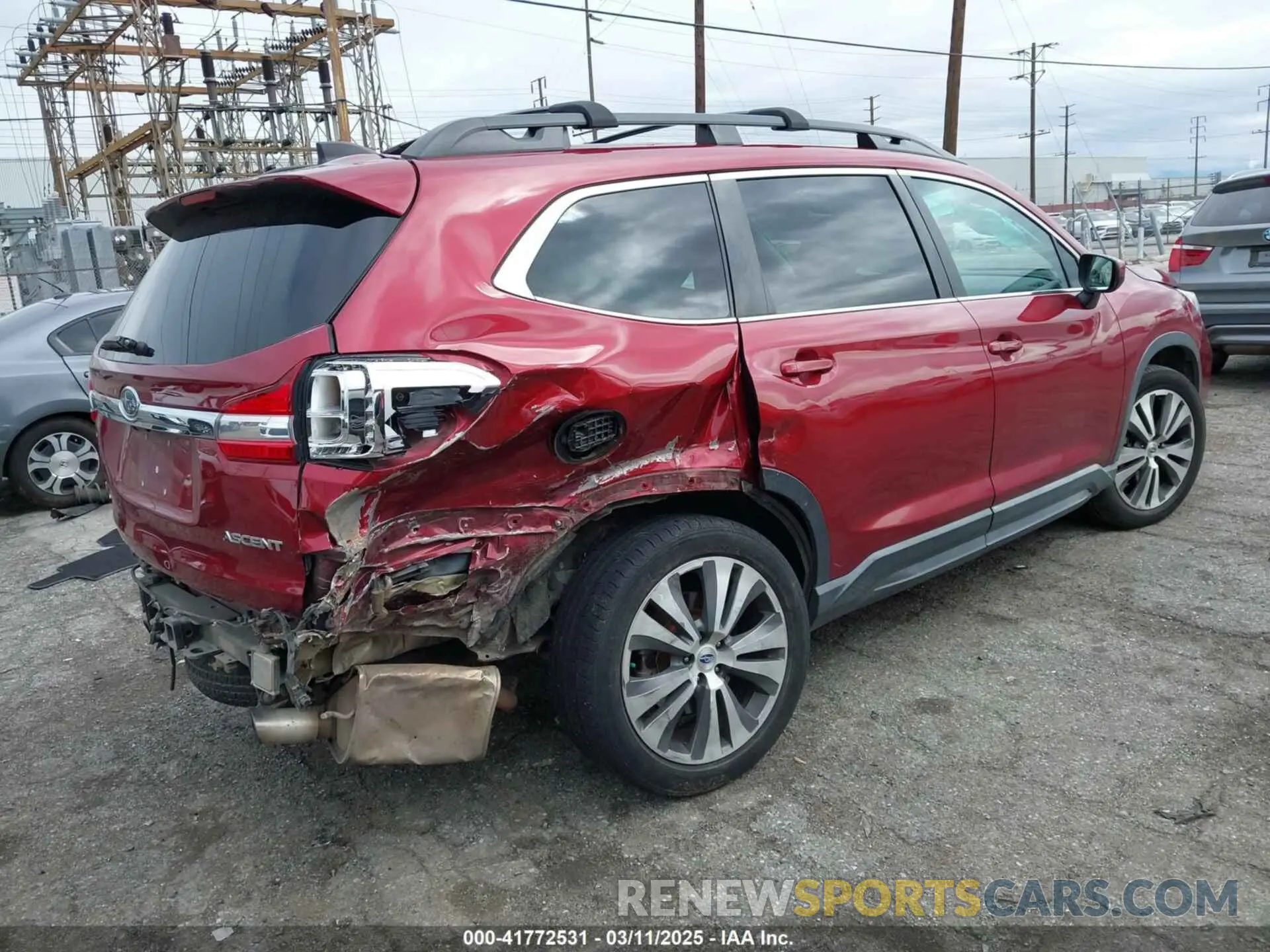 4 fotografías del automóvil dañado 4S4WMAHD3K3413152 SUBARU ASCENT 2019