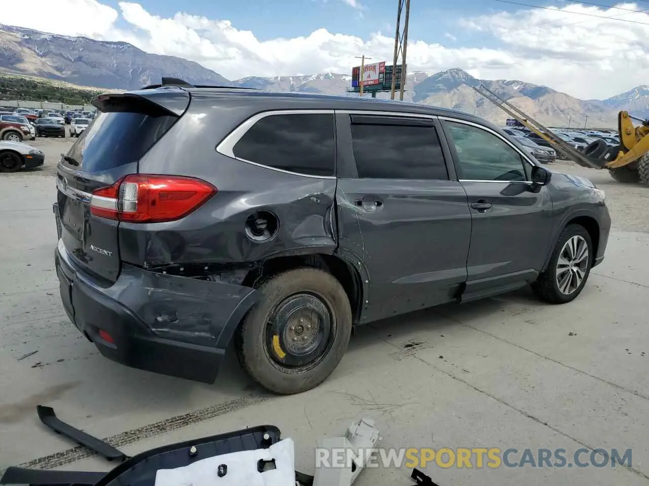 3 fotografías del automóvil dañado 4S4WMAHD3K3432641 SUBARU ASCENT 2019