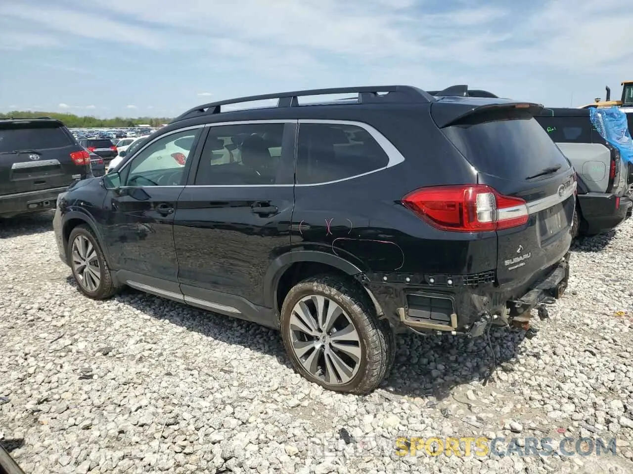 2 fotografías del automóvil dañado 4S4WMAJD9K3485533 SUBARU ASCENT 2019