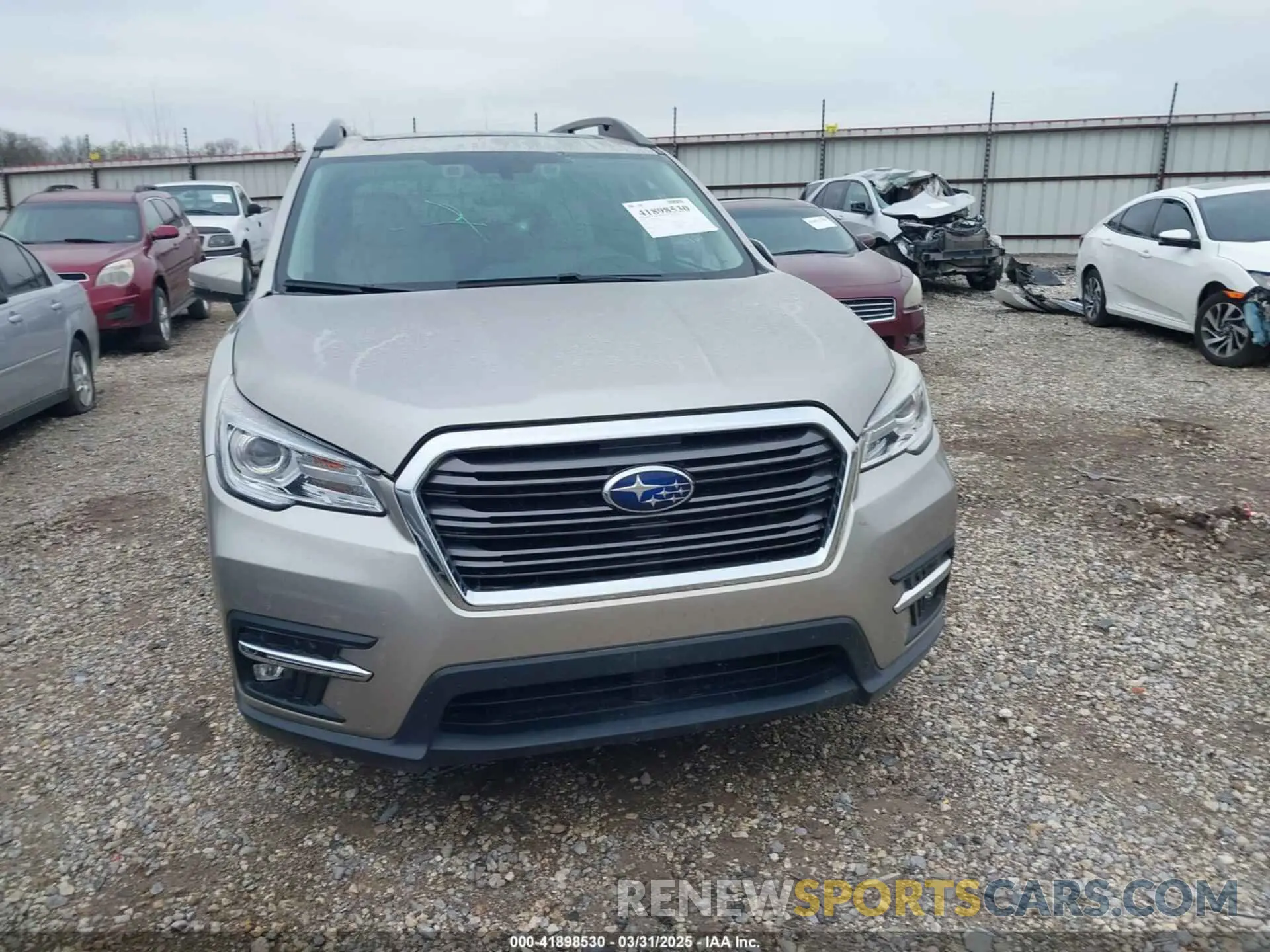 12 fotografías del automóvil dañado 4S4WMALD8K3429953 SUBARU ASCENT 2019