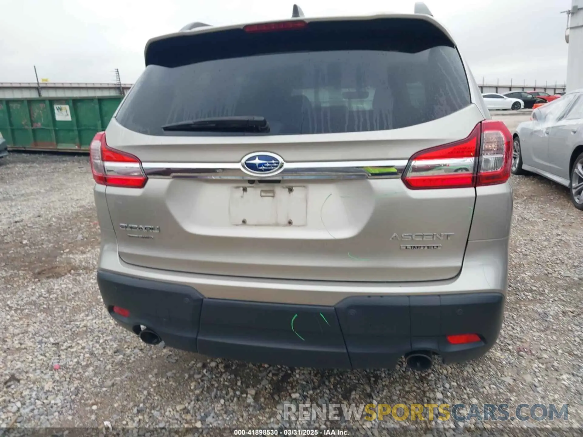 16 fotografías del automóvil dañado 4S4WMALD8K3429953 SUBARU ASCENT 2019