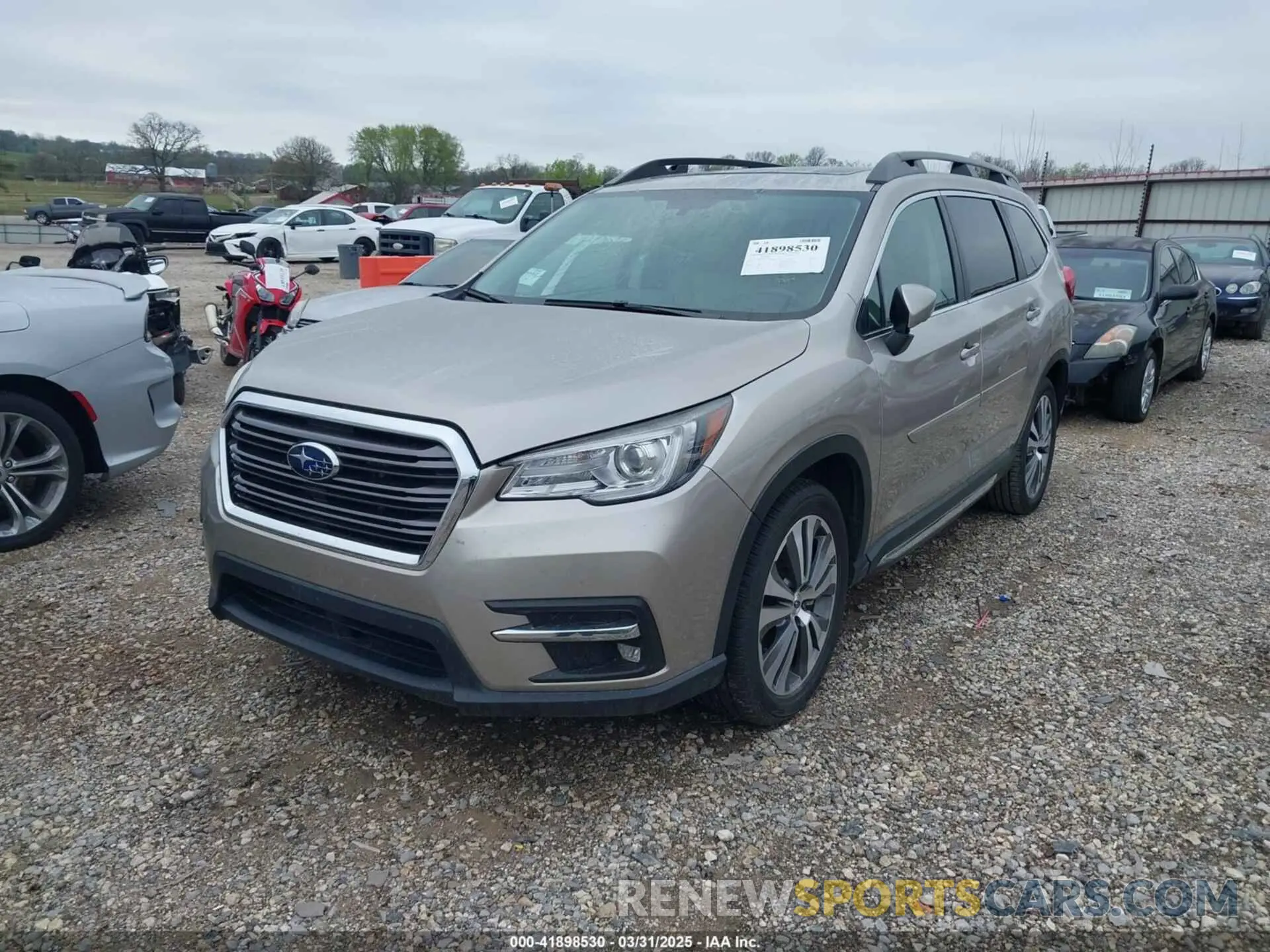 2 fotografías del automóvil dañado 4S4WMALD8K3429953 SUBARU ASCENT 2019