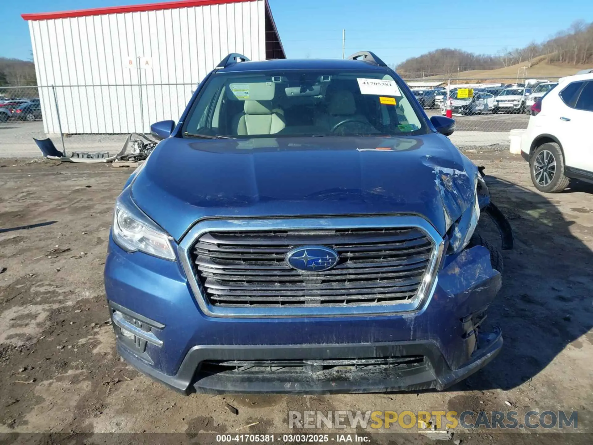 13 fotografías del automóvil dañado 4S4WMAMD7K3456043 SUBARU ASCENT 2019
