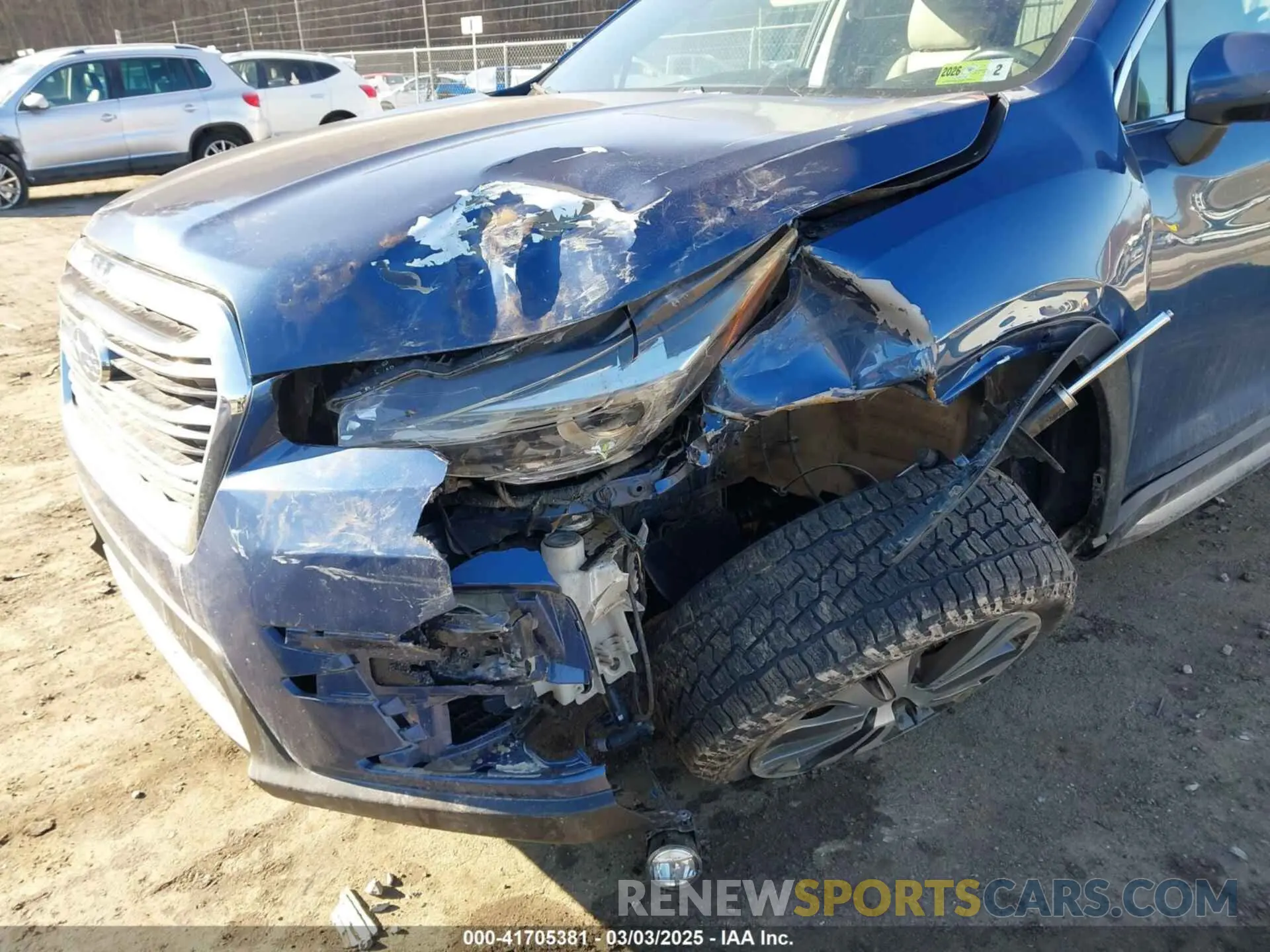 6 fotografías del automóvil dañado 4S4WMAMD7K3456043 SUBARU ASCENT 2019