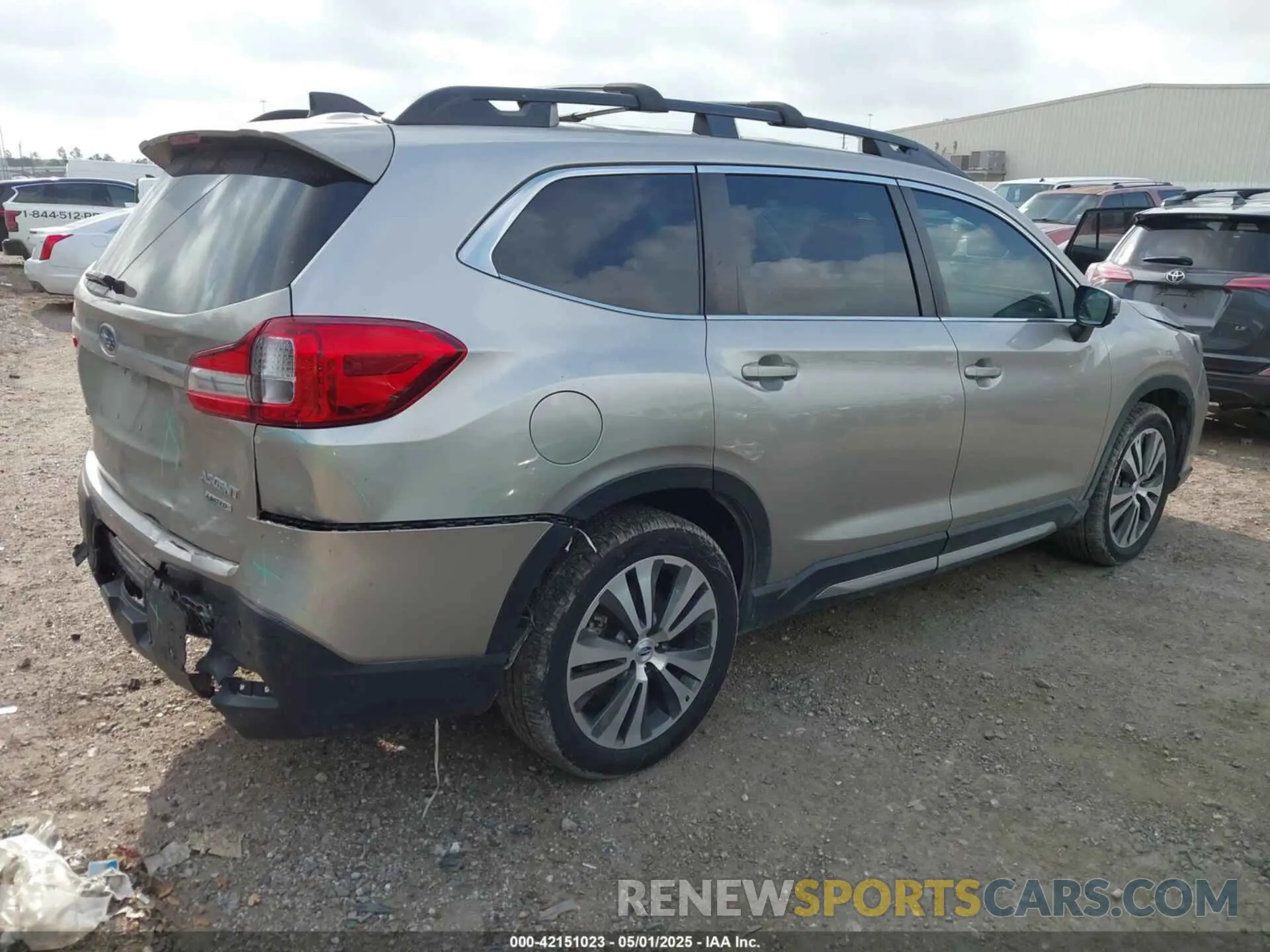 4 fotografías del automóvil dañado 4S4WMAMD8K3459159 SUBARU ASCENT 2019