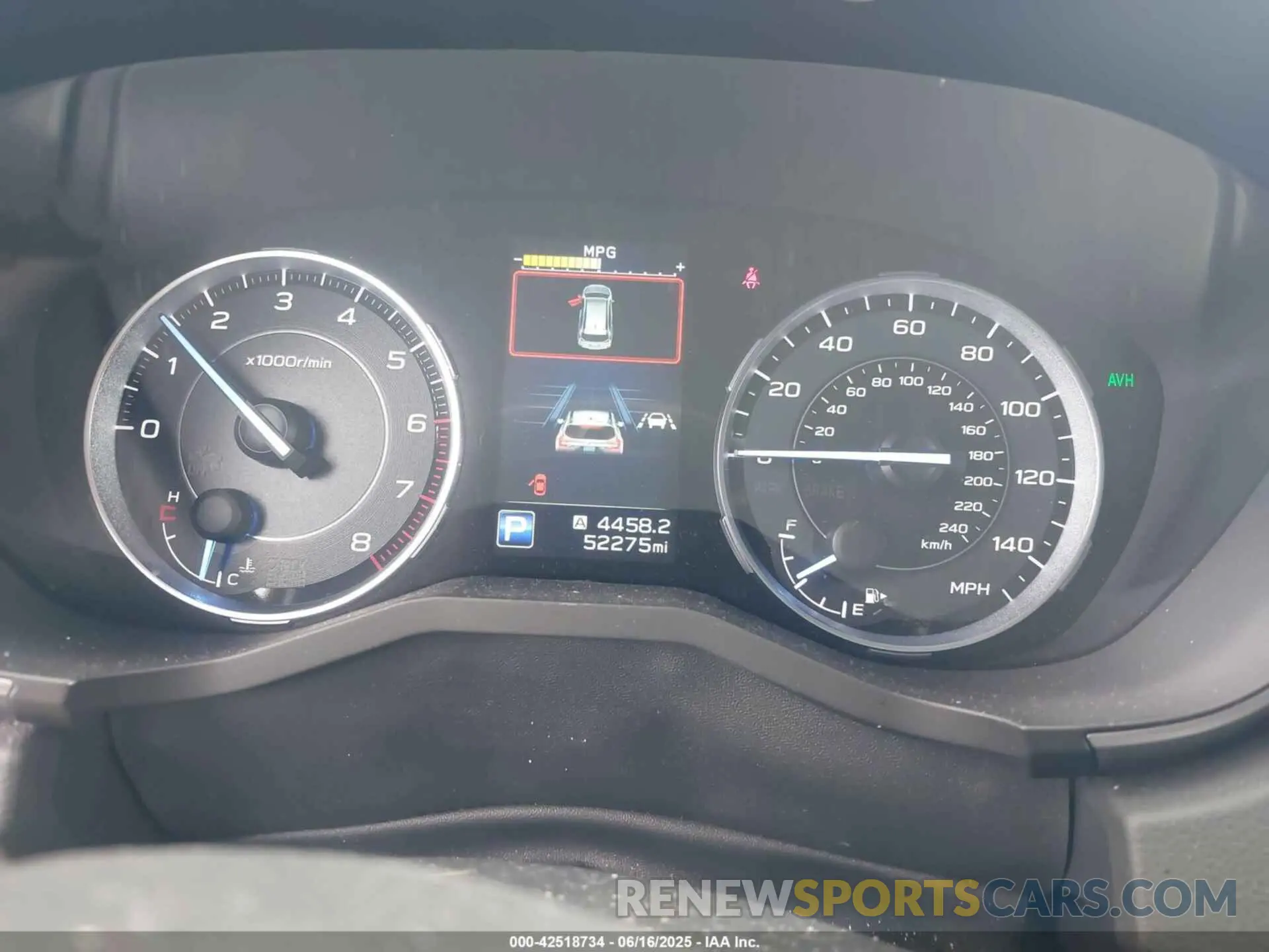 7 fotografías del automóvil dañado 4S4WMAMDXK3444906 SUBARU ASCENT 2019