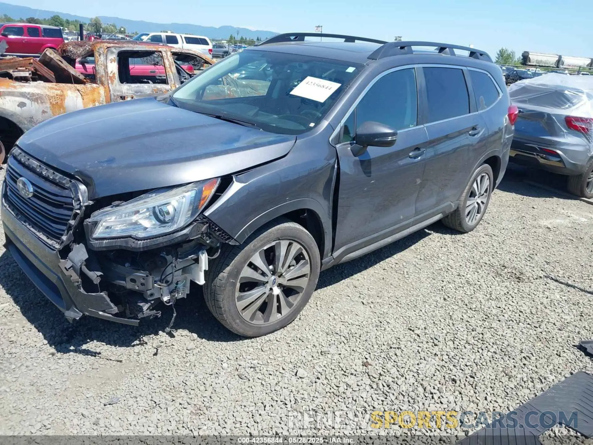 2 fotografías del automóvil dañado 4S4WMAPD0K3475397 SUBARU ASCENT 2019