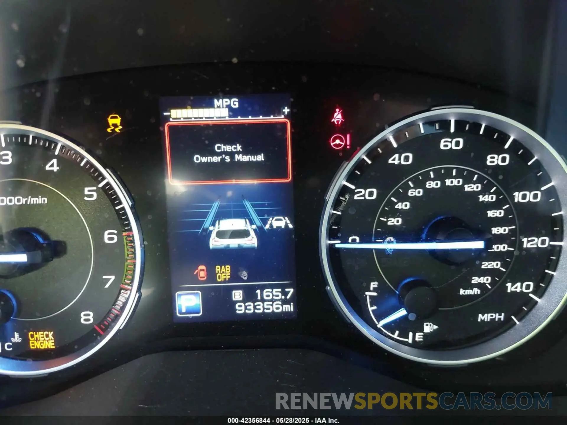 7 fotografías del automóvil dañado 4S4WMAPD0K3475397 SUBARU ASCENT 2019