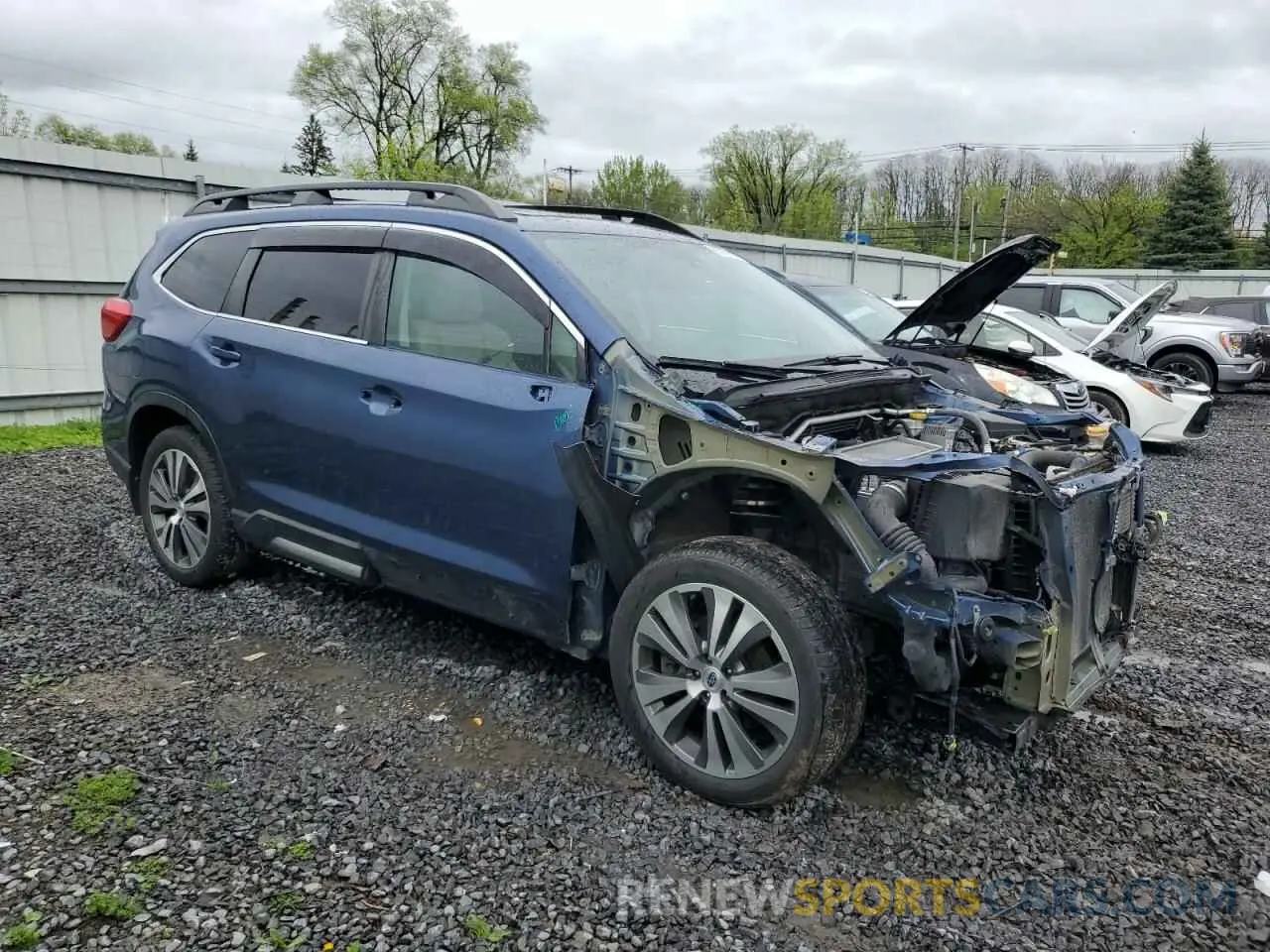 4 fotografías del automóvil dañado 4S4WMAPD9K3463071 SUBARU ASCENT 2019