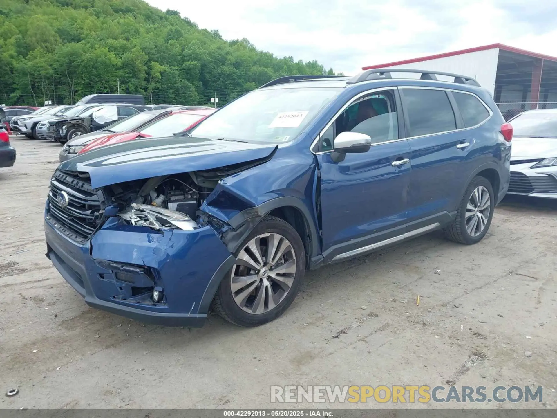 2 fotografías del automóvil dañado 4S4WMARD2K3430488 SUBARU ASCENT 2019