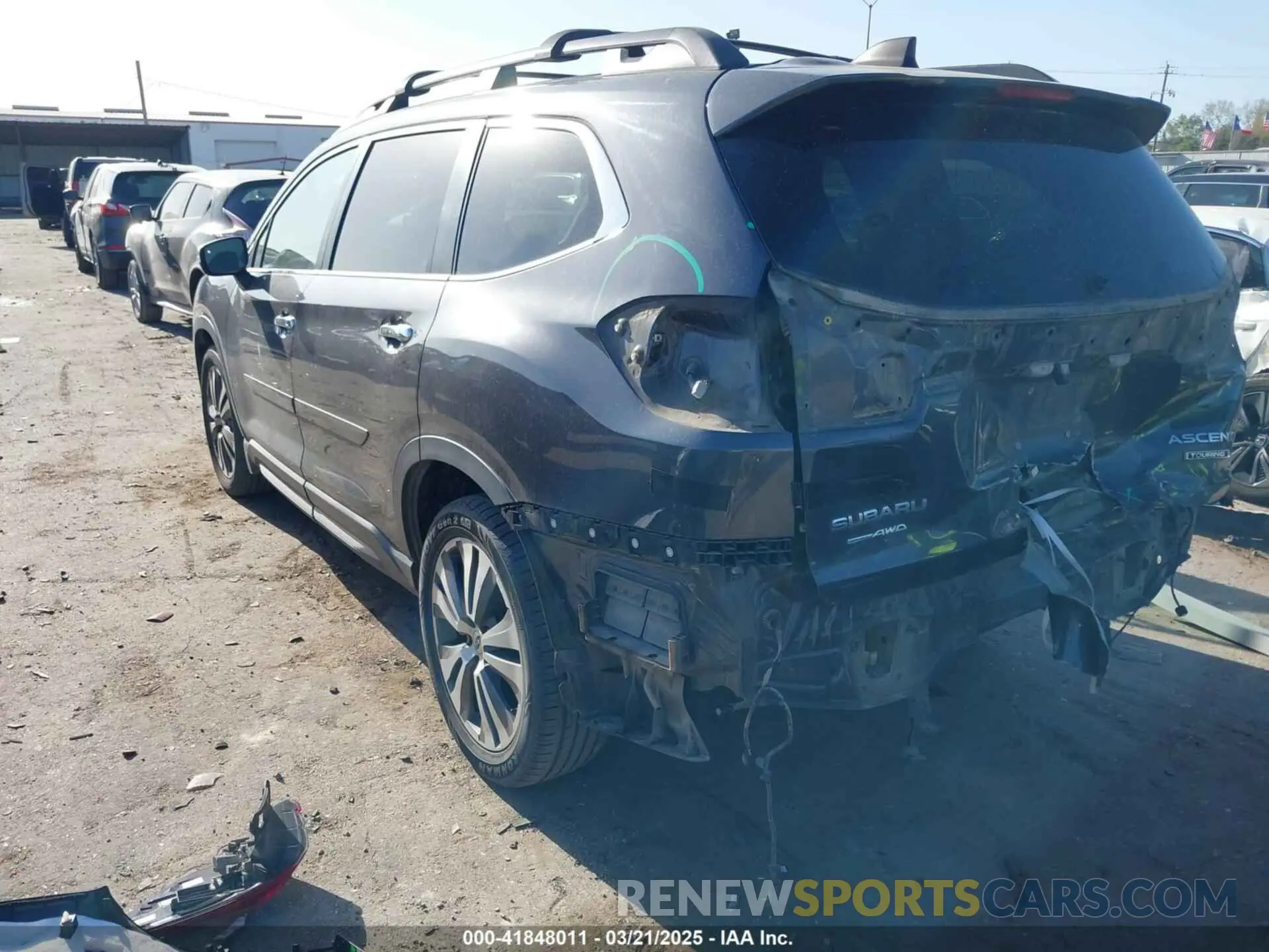 3 fotografías del automóvil dañado 4S4WMARD7K3483428 SUBARU ASCENT 2019