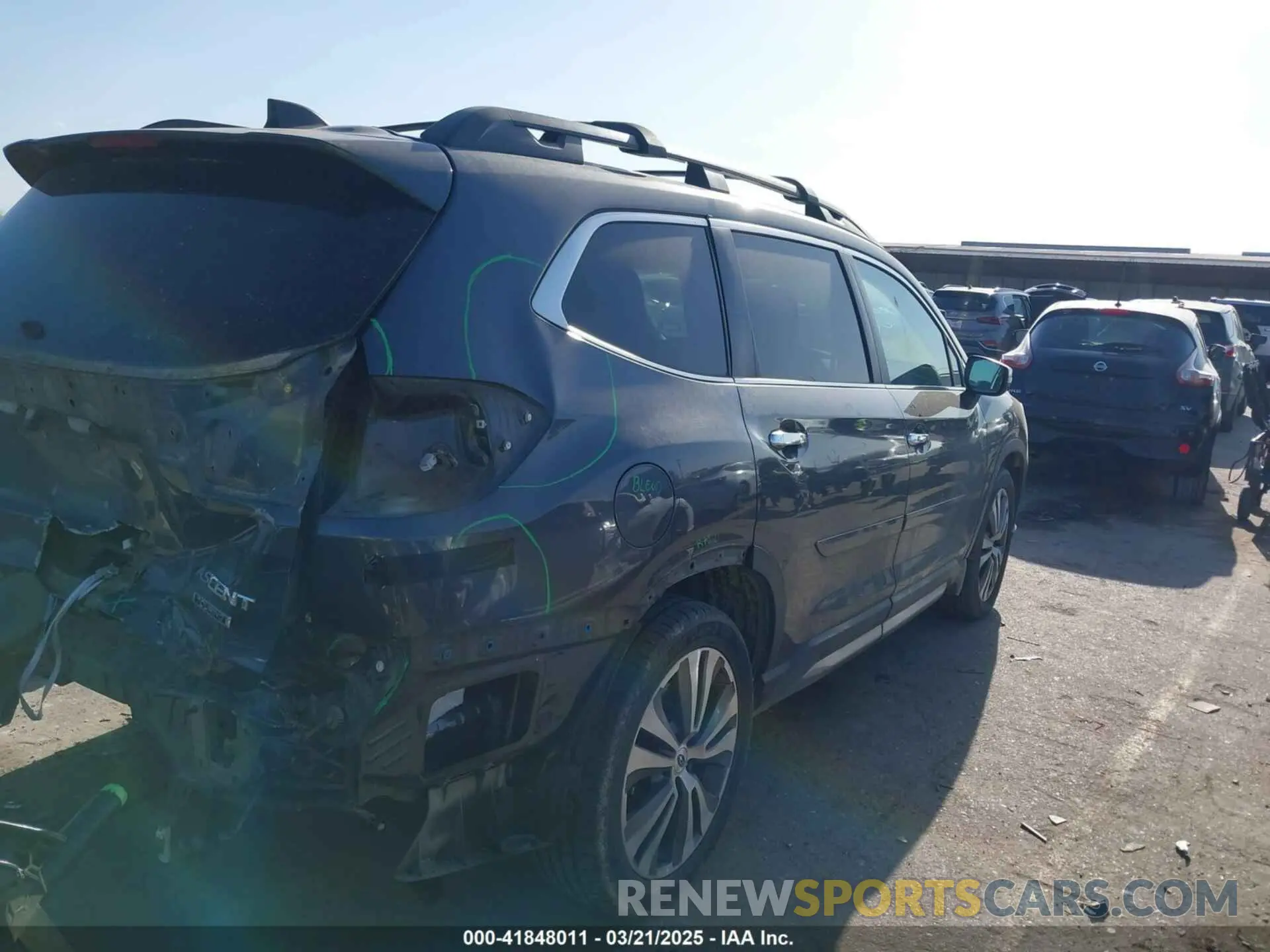 4 fotografías del automóvil dañado 4S4WMARD7K3483428 SUBARU ASCENT 2019