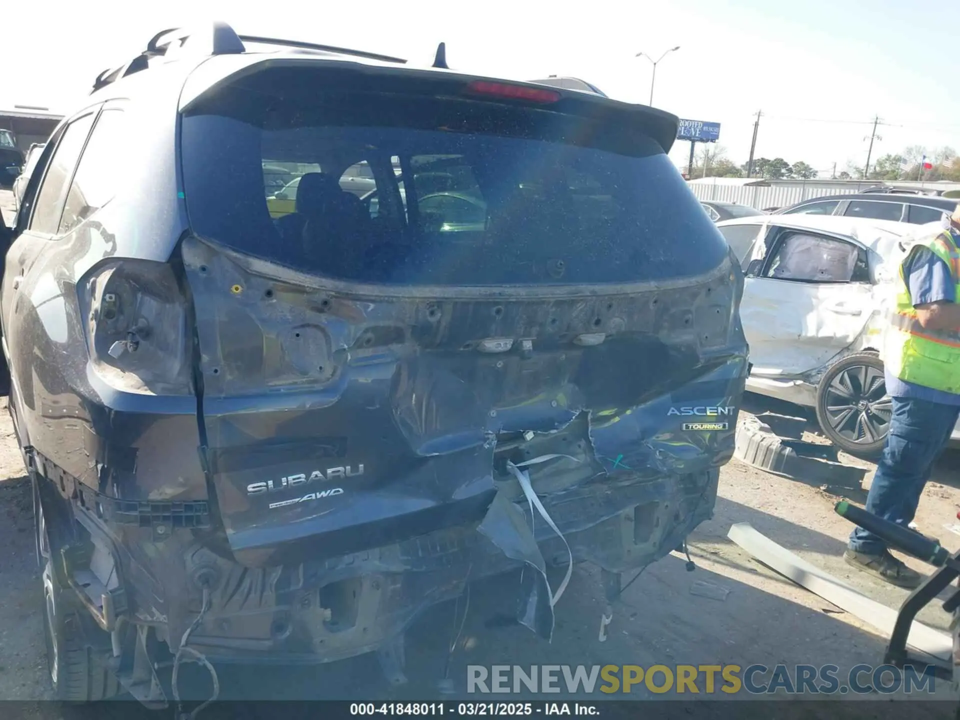 6 fotografías del automóvil dañado 4S4WMARD7K3483428 SUBARU ASCENT 2019