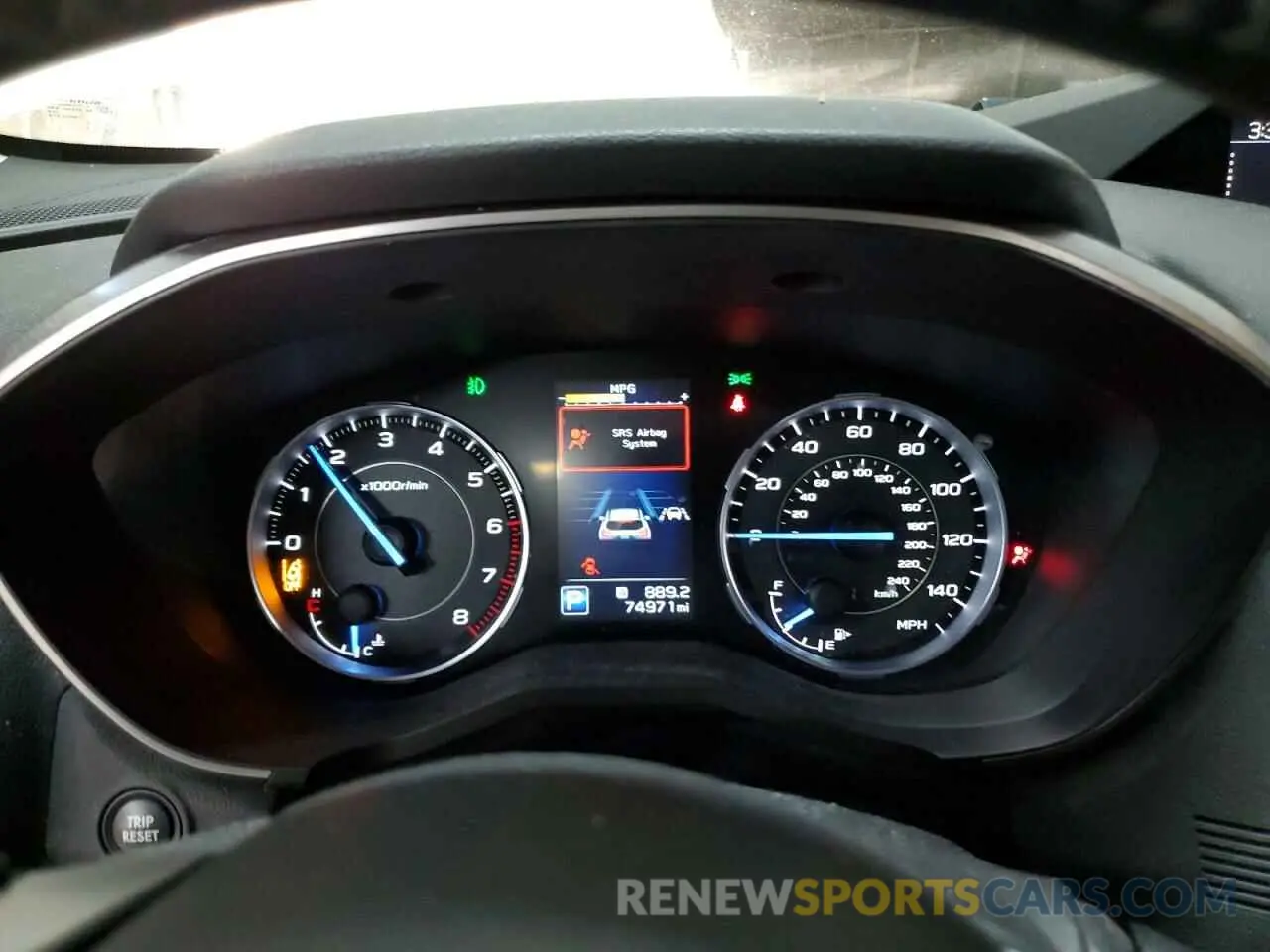 9 fotografías del automóvil dañado 4S4WMARDXK3453291 SUBARU ASCENT 2019