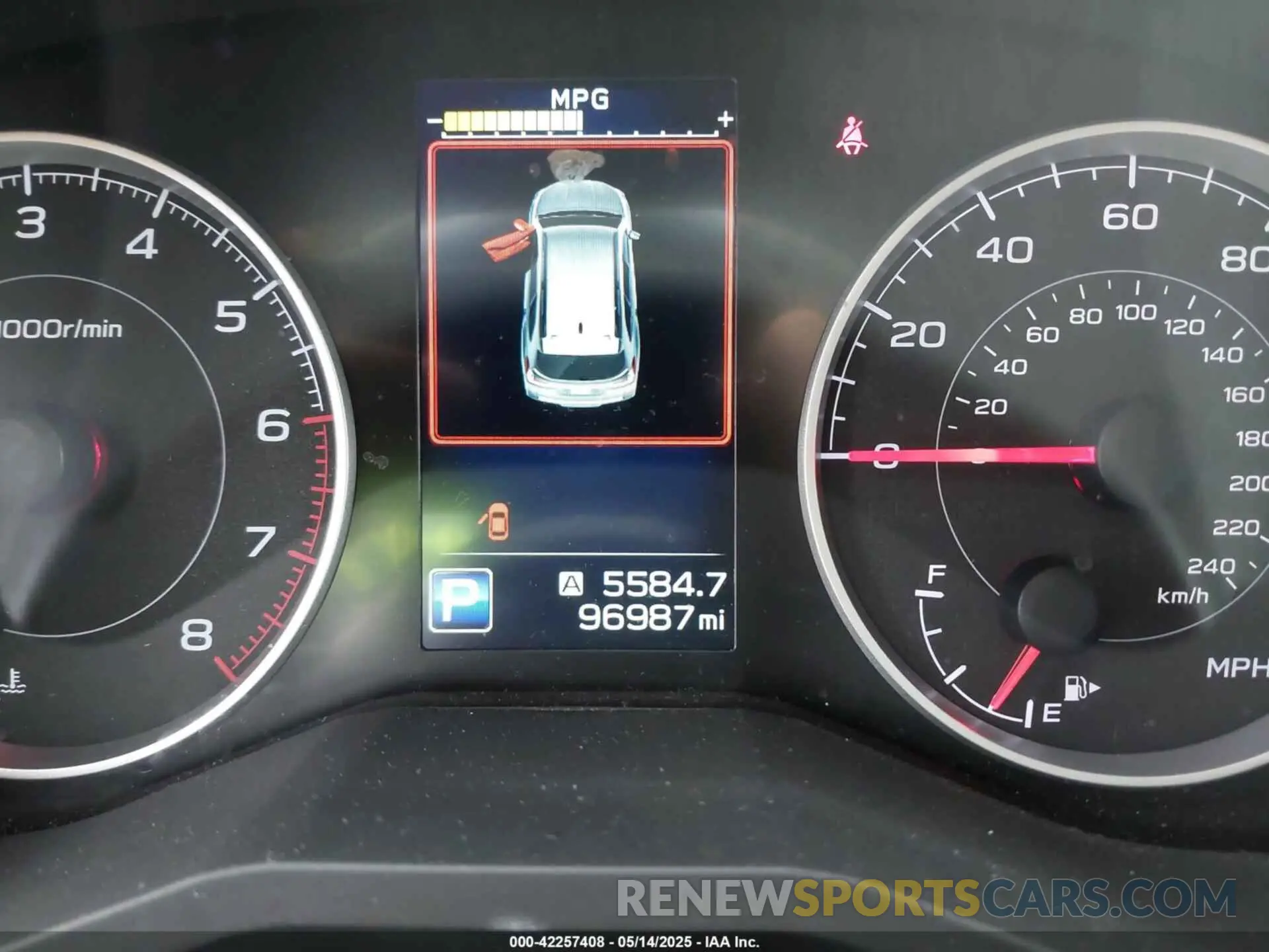 15 fotografías del automóvil dañado 4S4WMACD8L3435883 SUBARU ASCENT 2020