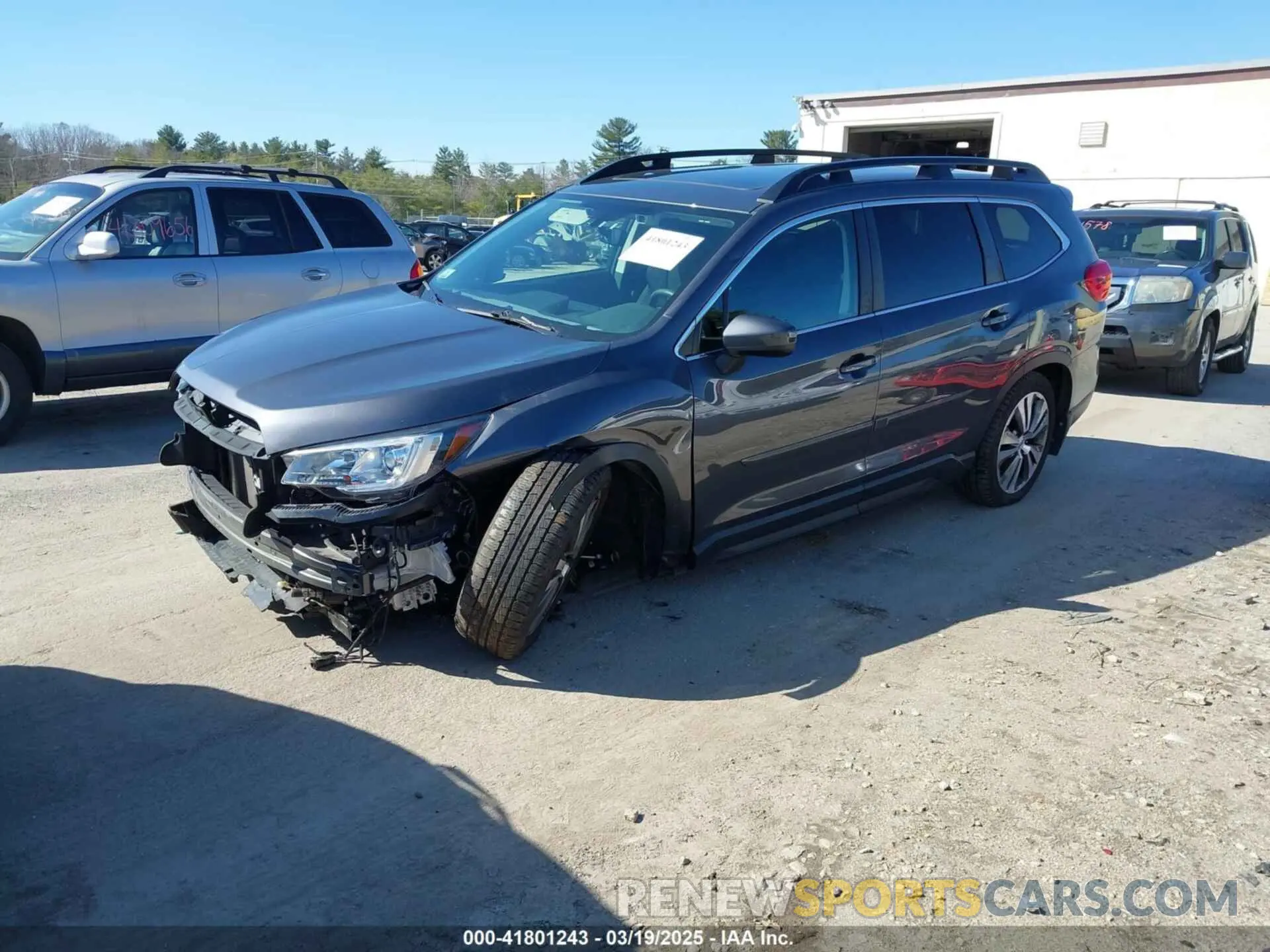 2 fotografías del automóvil dañado 4S4WMAEDXL3404390 SUBARU ASCENT 2020