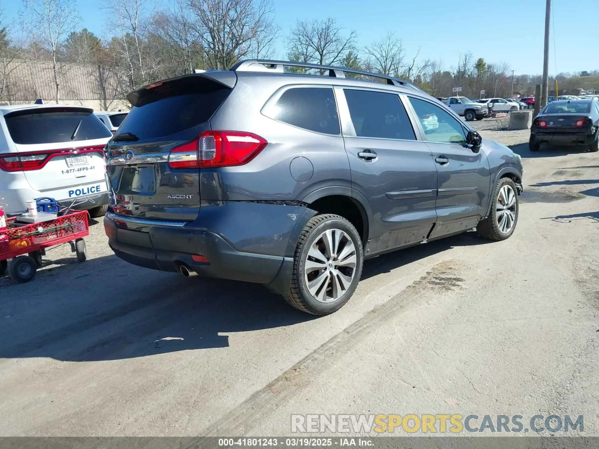 4 fotografías del automóvil dañado 4S4WMAEDXL3404390 SUBARU ASCENT 2020