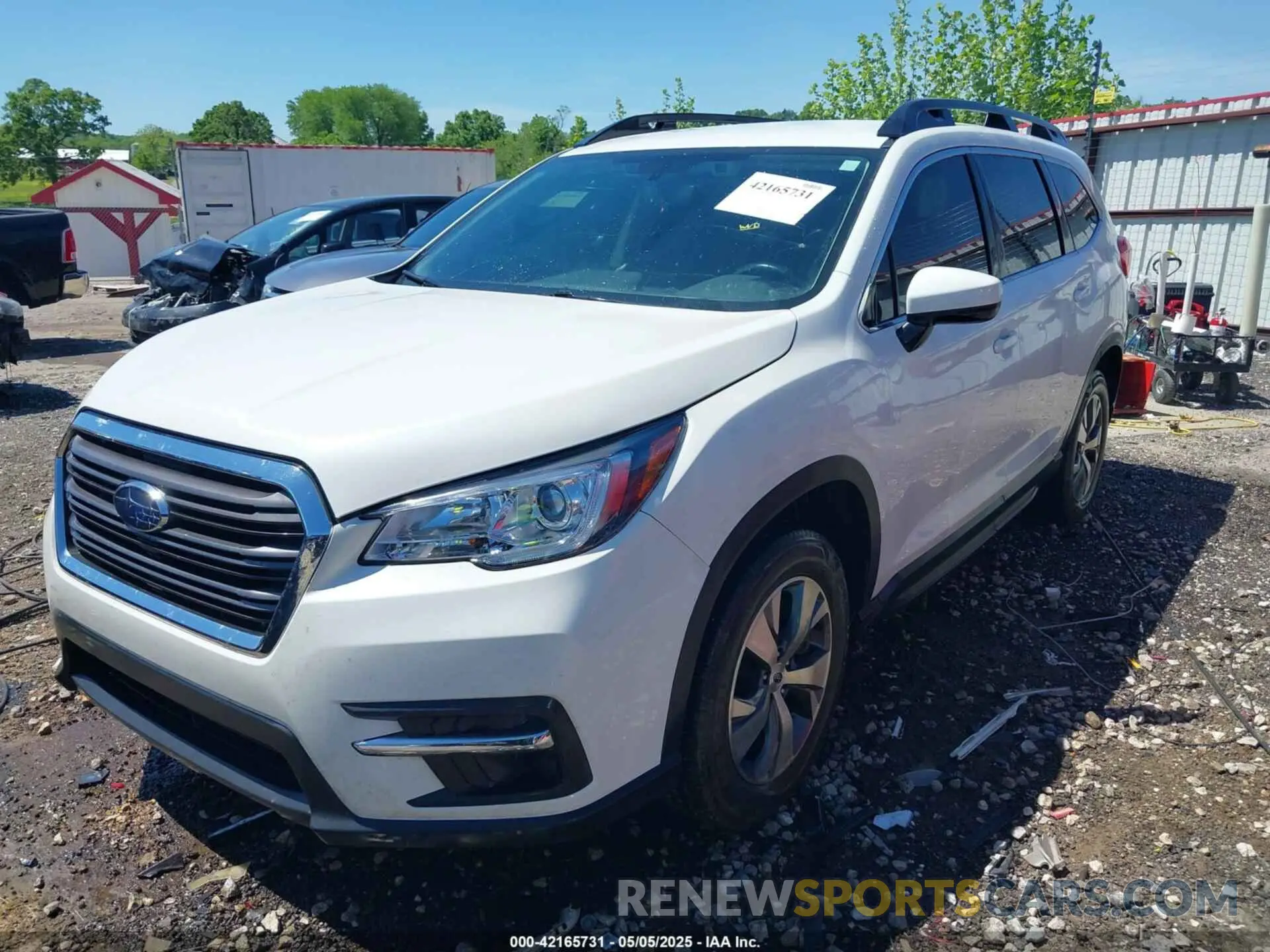 2 fotografías del automóvil dañado 4S4WMAFD3L3452019 SUBARU ASCENT 2020