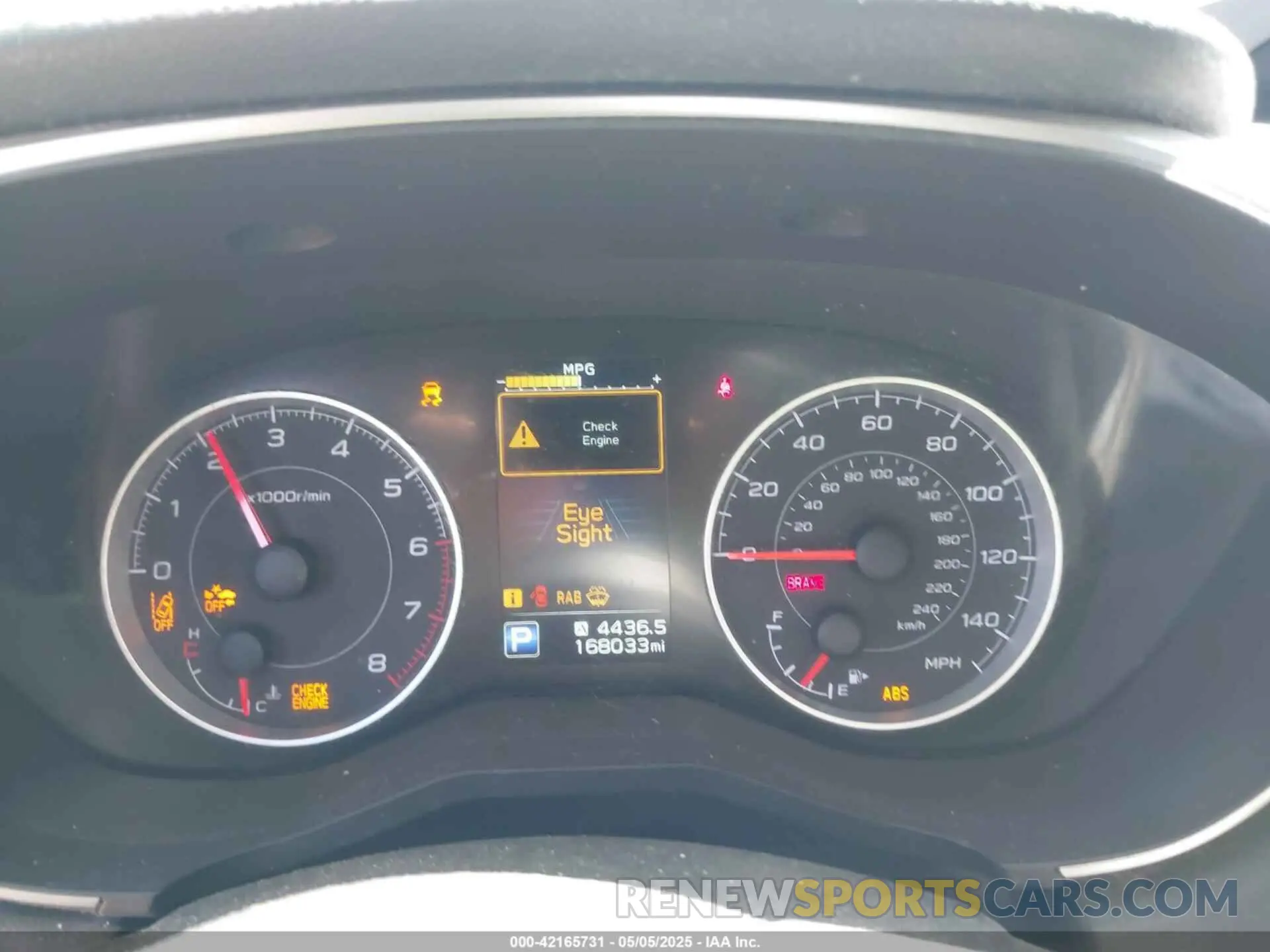 7 fotografías del automóvil dañado 4S4WMAFD3L3452019 SUBARU ASCENT 2020