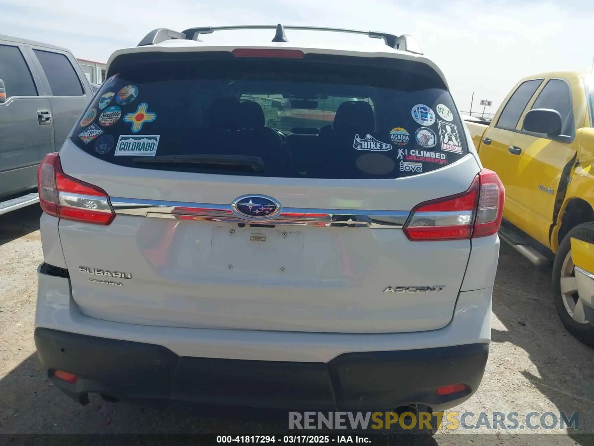 16 fotografías del automóvil dañado 4S4WMAFD4L3446925 SUBARU ASCENT 2020