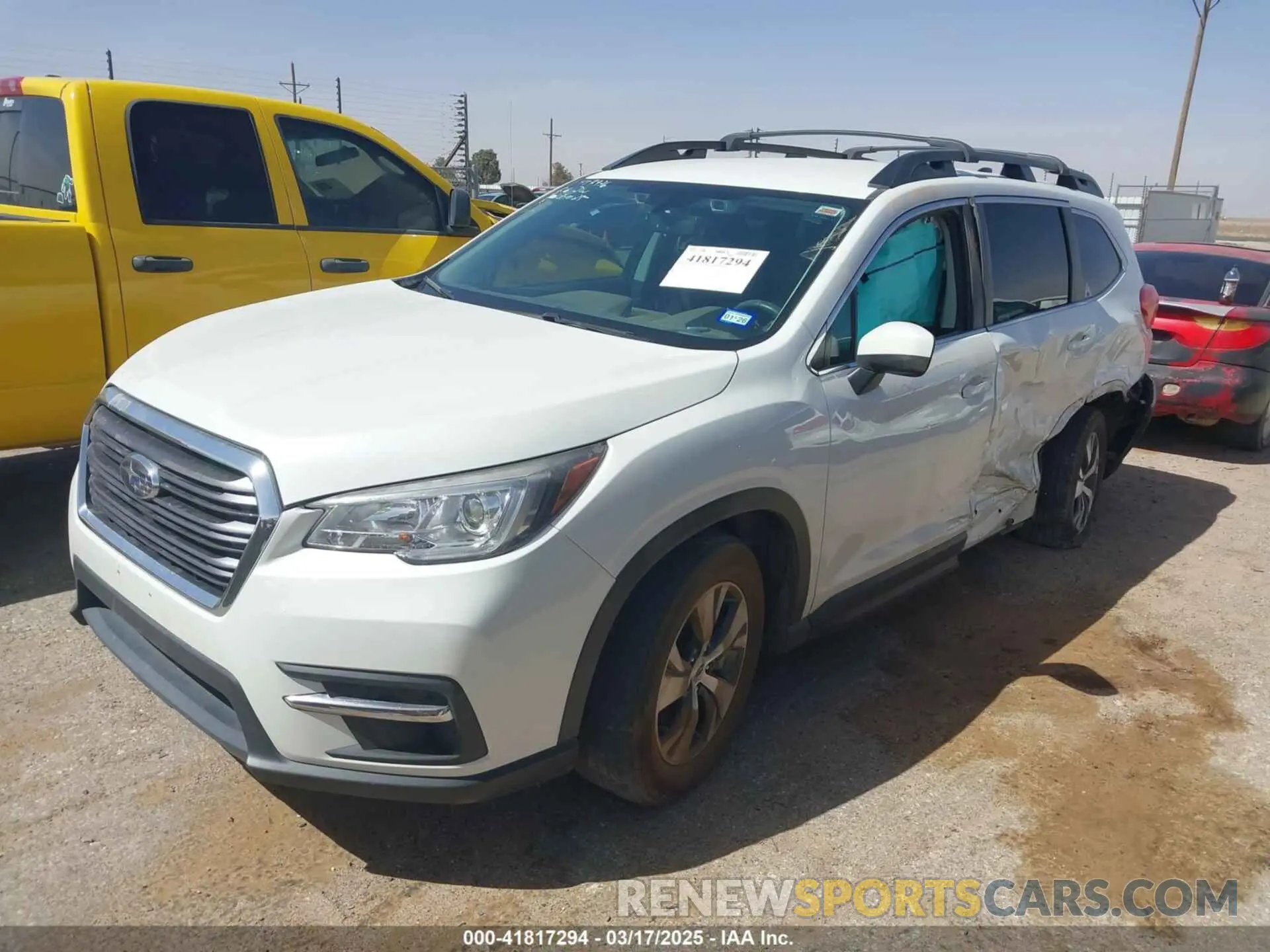 2 fotografías del automóvil dañado 4S4WMAFD4L3446925 SUBARU ASCENT 2020