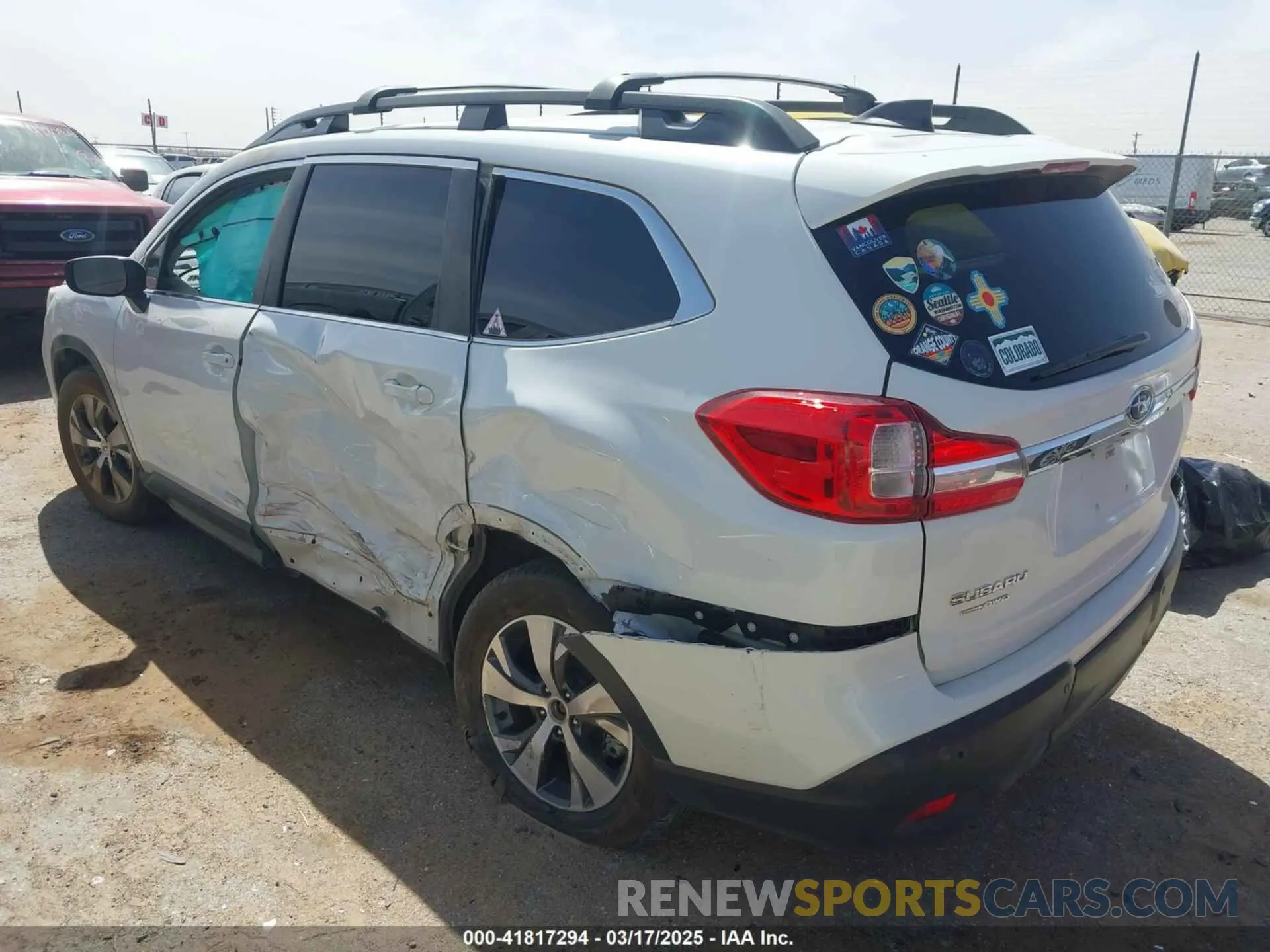 3 fotografías del automóvil dañado 4S4WMAFD4L3446925 SUBARU ASCENT 2020