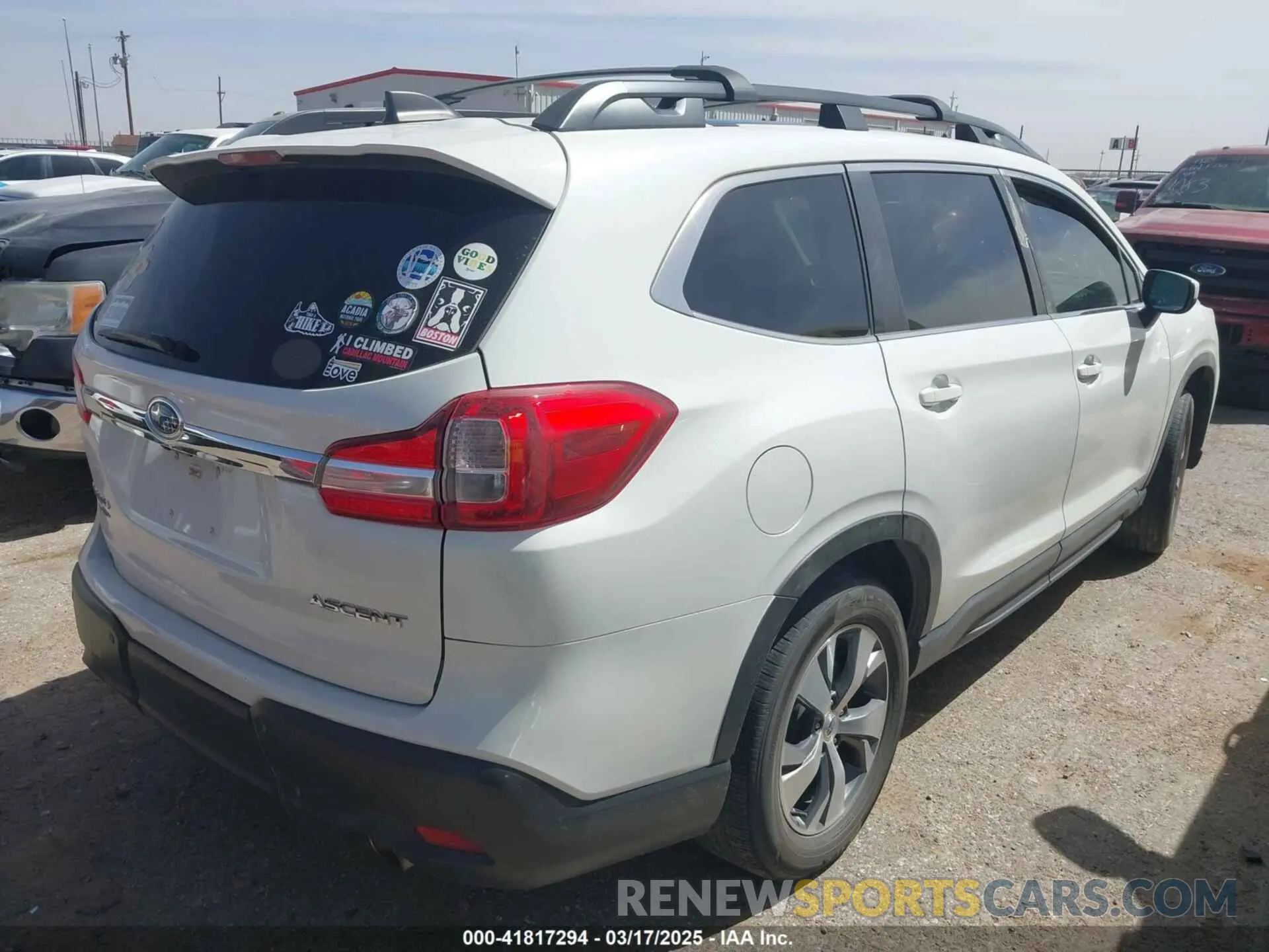 4 fotografías del automóvil dañado 4S4WMAFD4L3446925 SUBARU ASCENT 2020