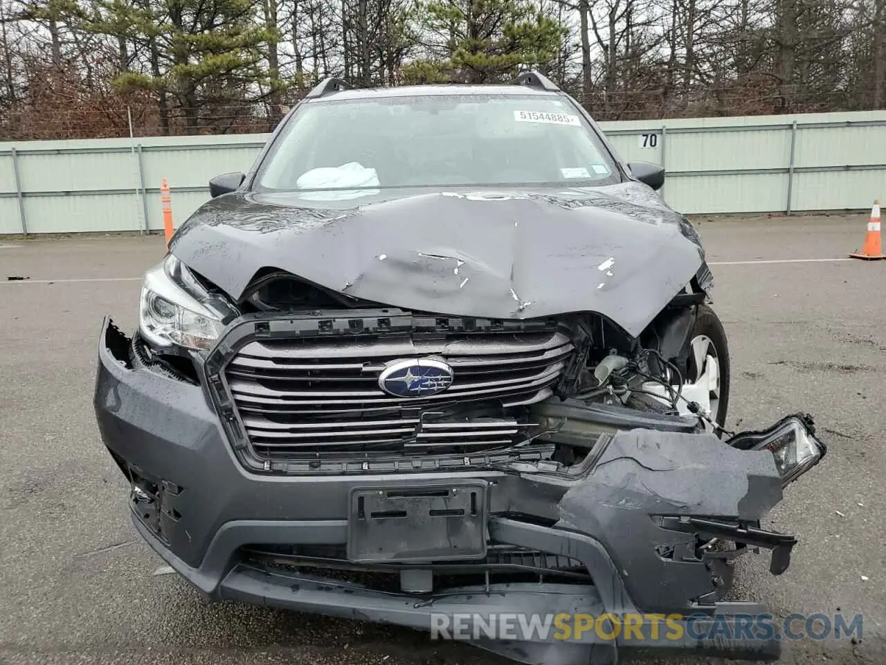 5 fotografías del automóvil dañado 4S4WMAFD7L3434610 SUBARU ASCENT 2020