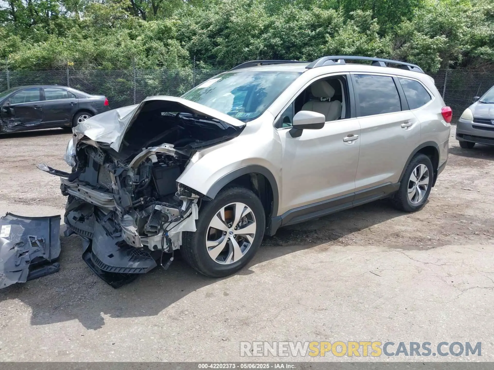 2 fotografías del automóvil dañado 4S4WMAFDXL3466046 SUBARU ASCENT 2020