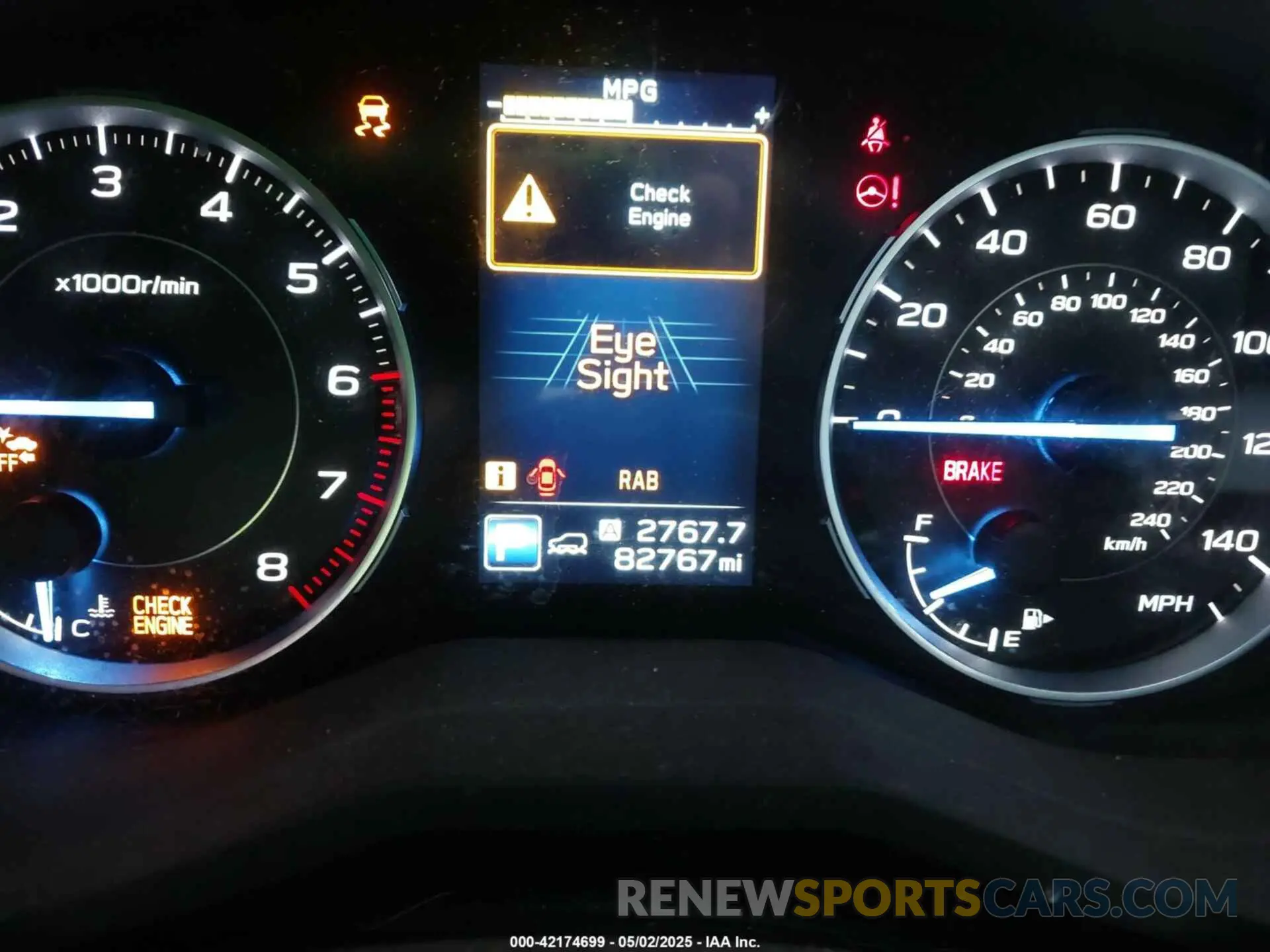 16 fotografías del automóvil dañado 4S4WMAJD3L3407914 SUBARU ASCENT 2020