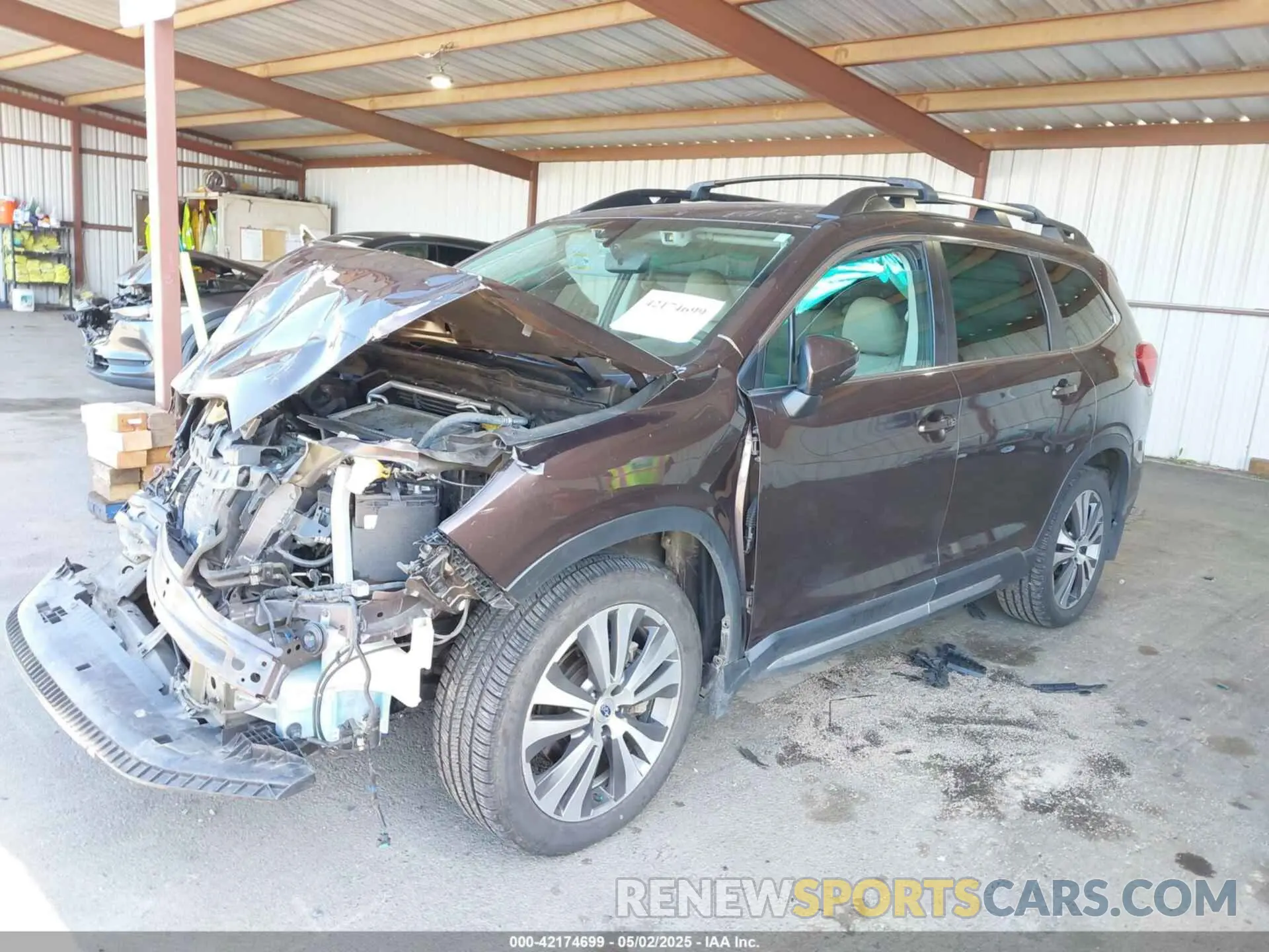 2 fotografías del automóvil dañado 4S4WMAJD3L3407914 SUBARU ASCENT 2020