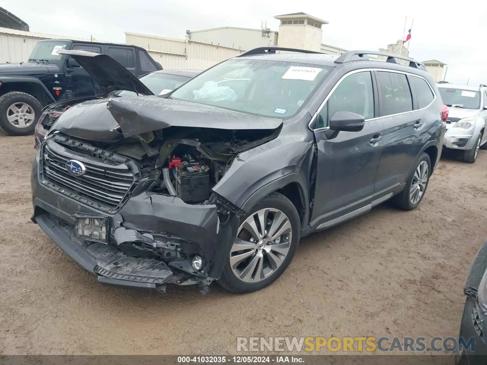 2 fotografías del automóvil dañado 4S4WMAJDXL3400037 SUBARU ASCENT 2020