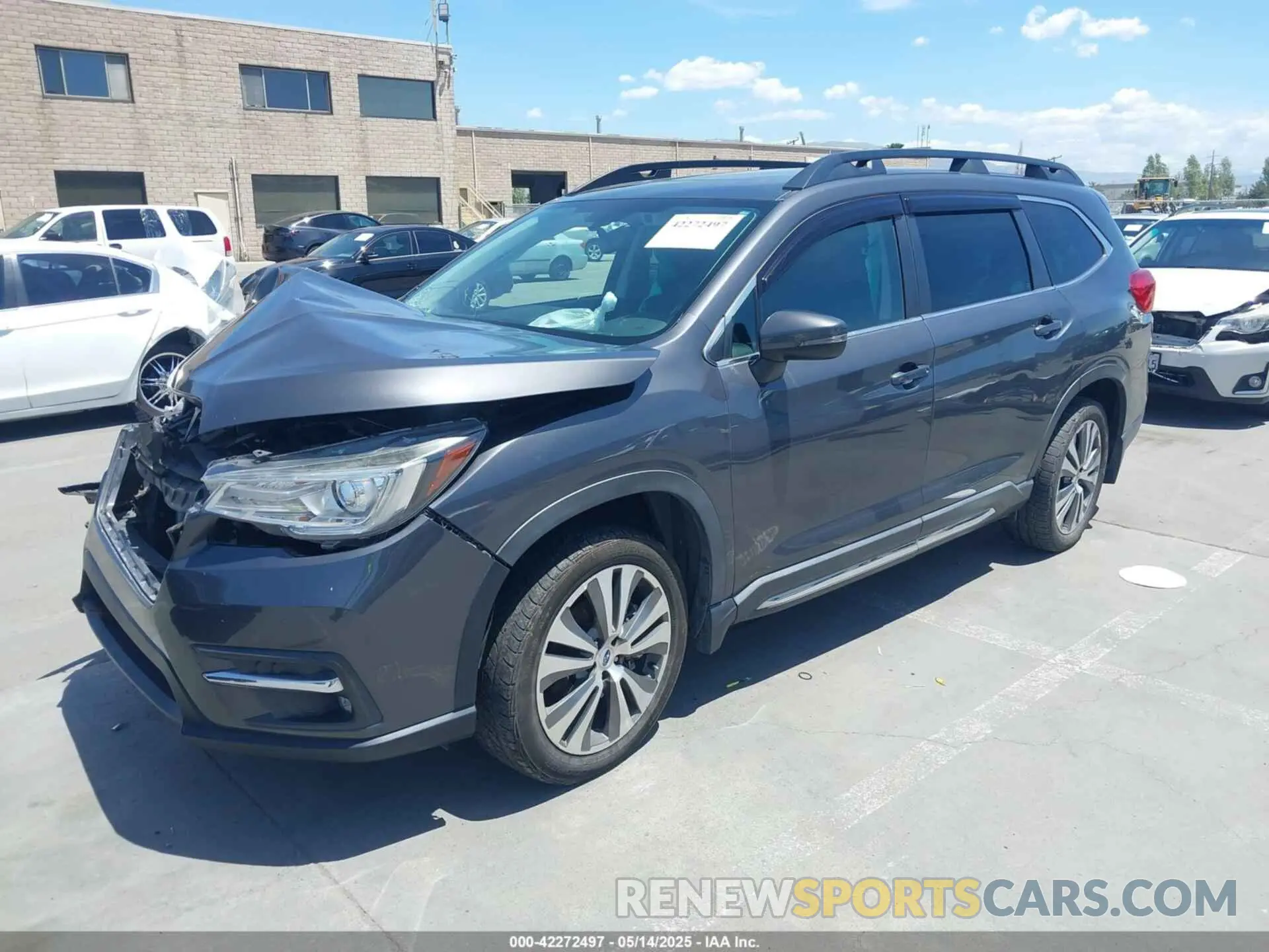 2 fotografías del automóvil dañado 4S4WMAPD0L3421261 SUBARU ASCENT 2020