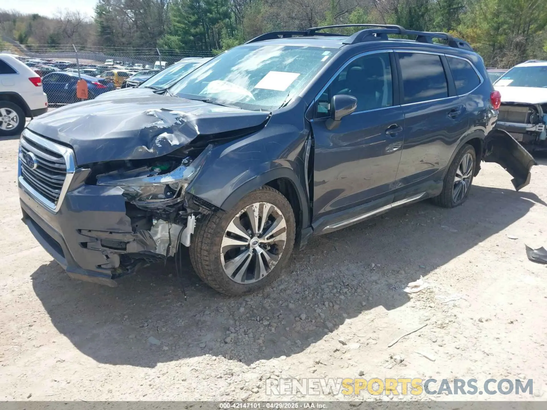 2 fotografías del automóvil dañado 4S4WMAPD0L3431501 SUBARU ASCENT 2020