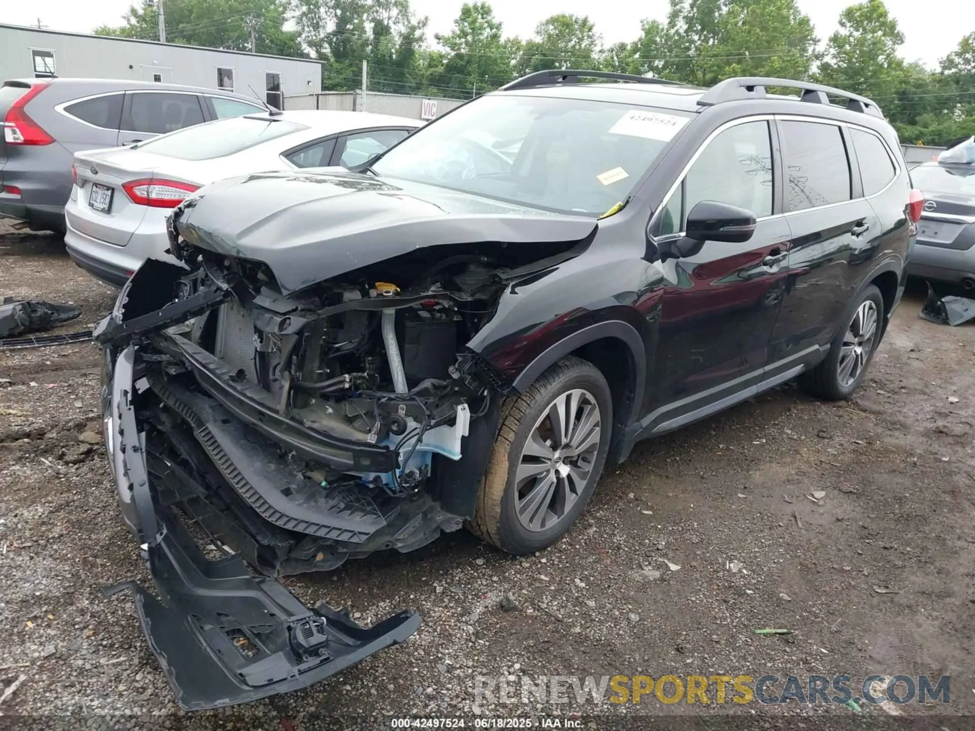 2 fotografías del automóvil dañado 4S4WMAPD4L3480605 SUBARU ASCENT 2020